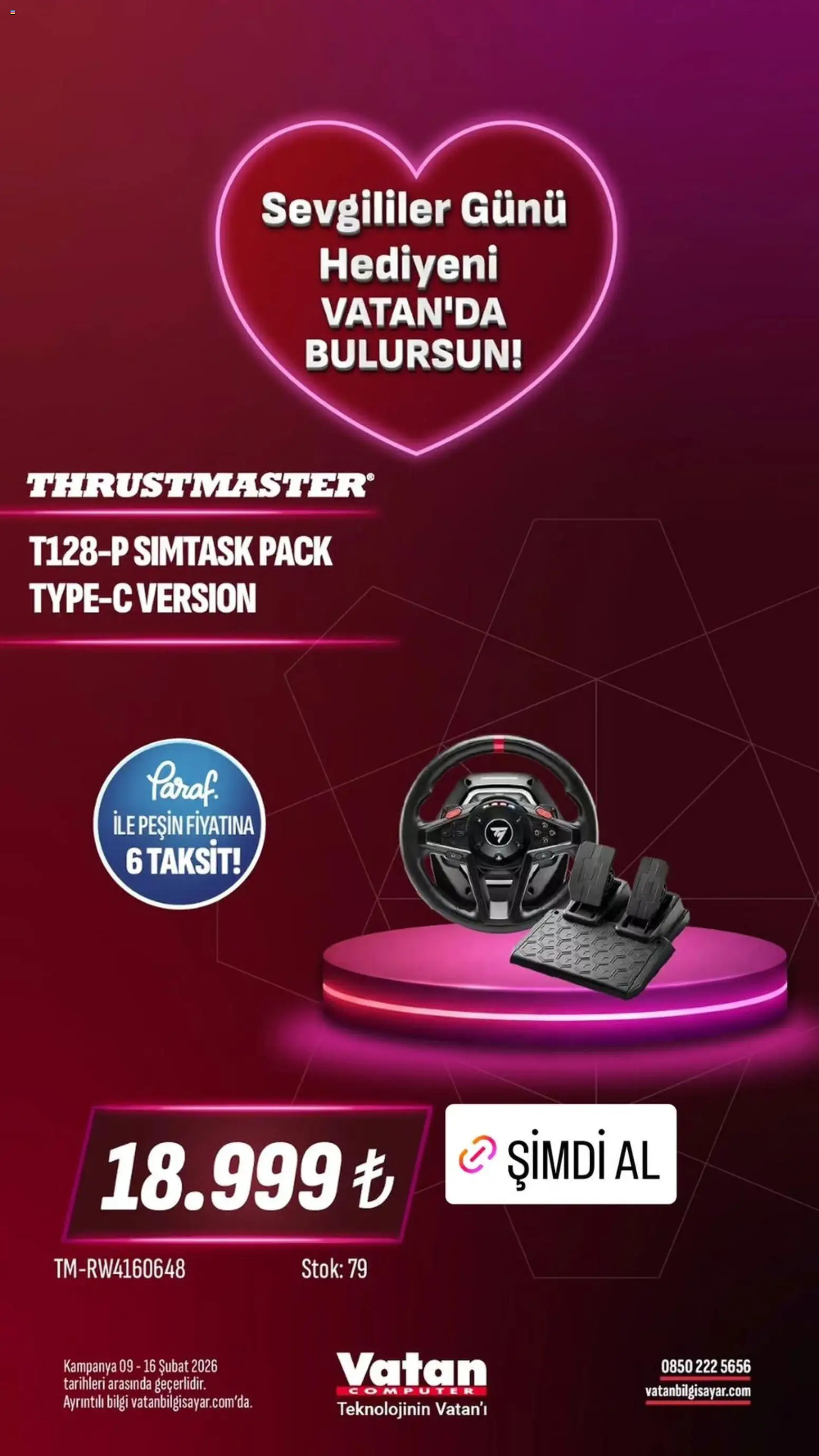 Vatan Bilgisayar İndirim - 09.02.2026 tarihinden itibaren geçerlidir | Sayfa: 1