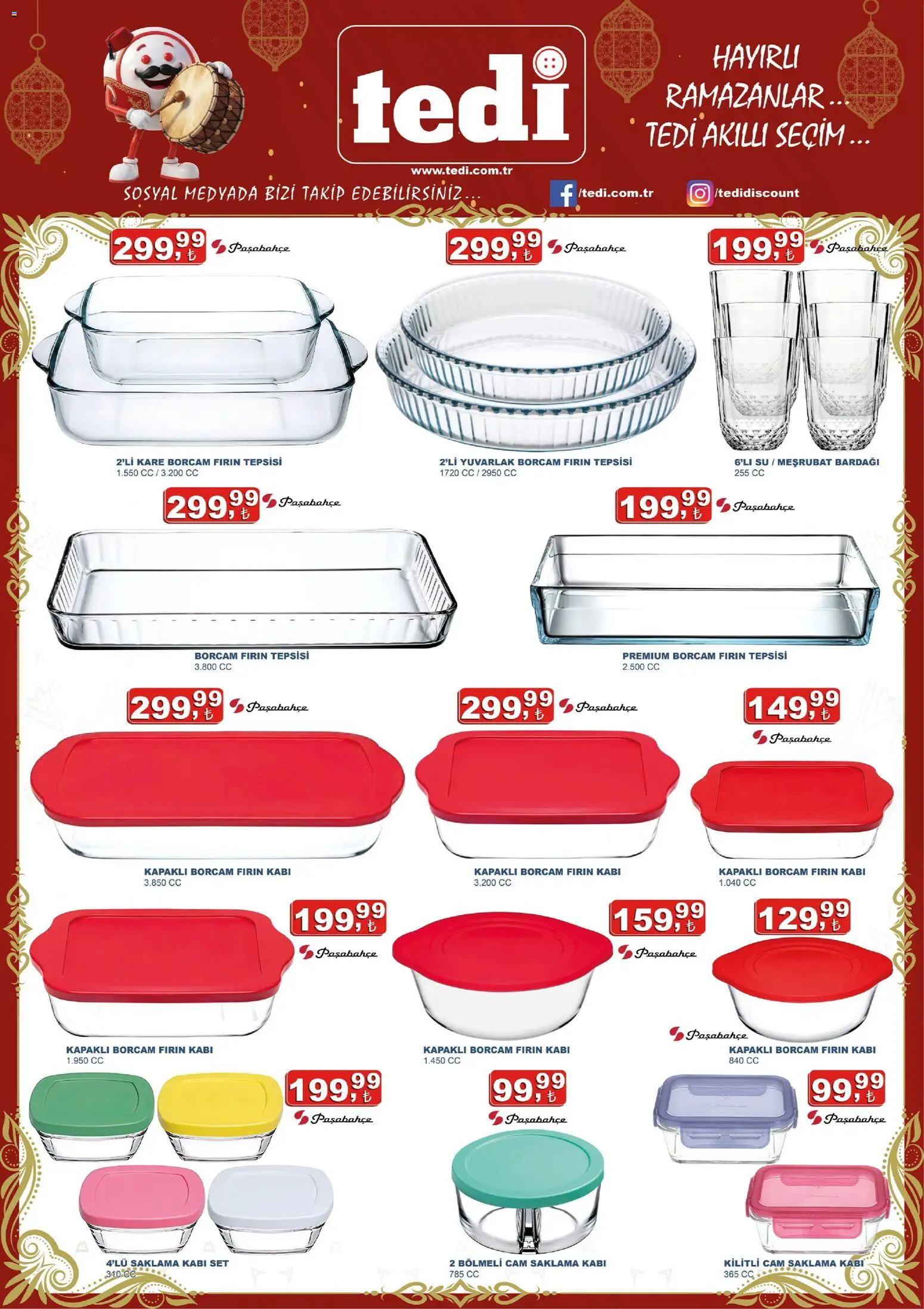 Tedi  - Katalog - 18.02.2026 tarihinden itibaren geçerlidir | Sayfa: 2 | Ürünler: Su, Fırın