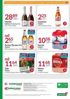 Eurocash Gazetka - Ofensywa Cenowa Alkoholowa od 16.07.2025 | Strona: 4 | Produkty: Warka, Harnaś, Wino, Piwo
