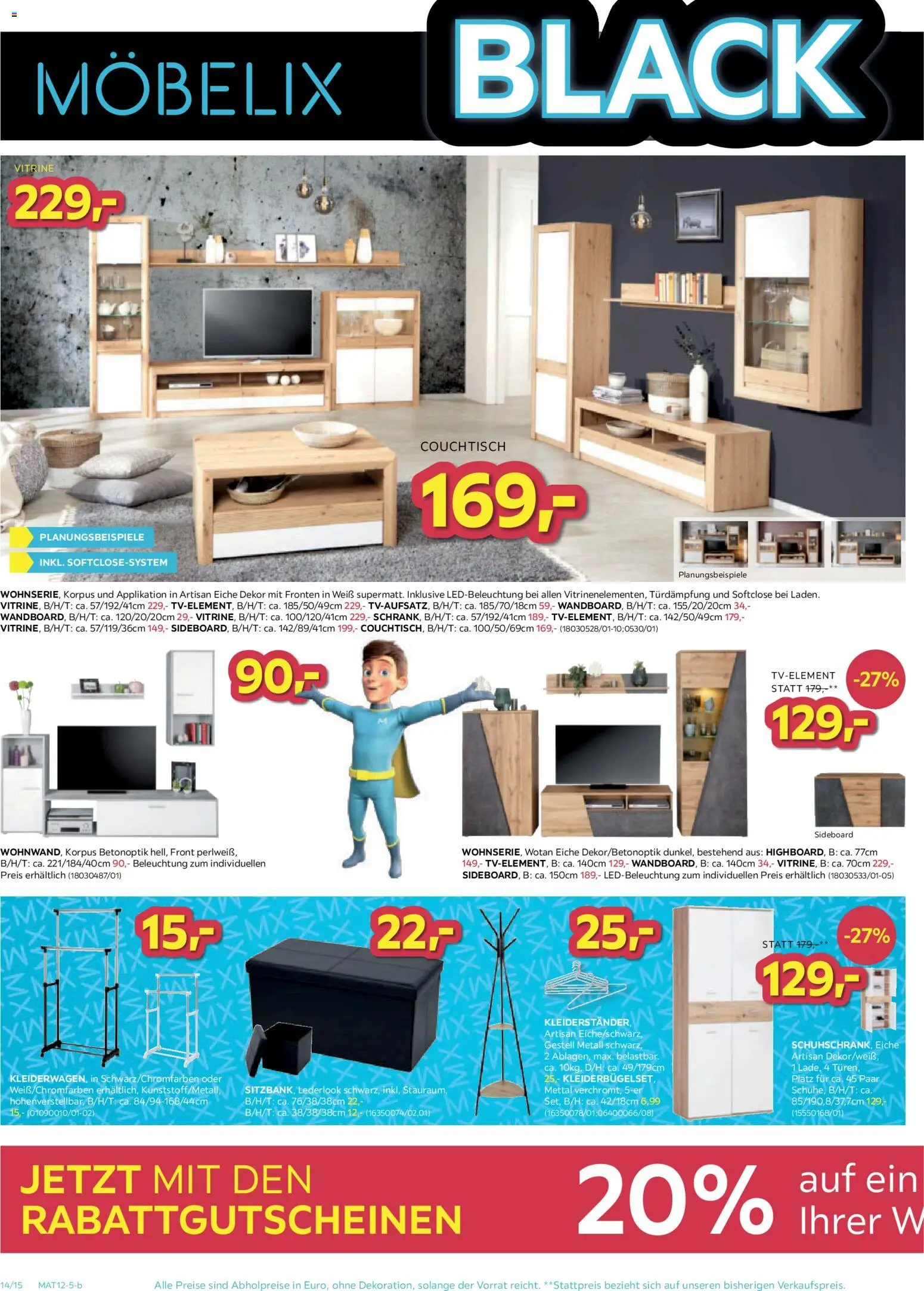 Möbelix - Black Friday gültig ab 17.11.2025 | Seite: 14 | Produkte: Couchtisch