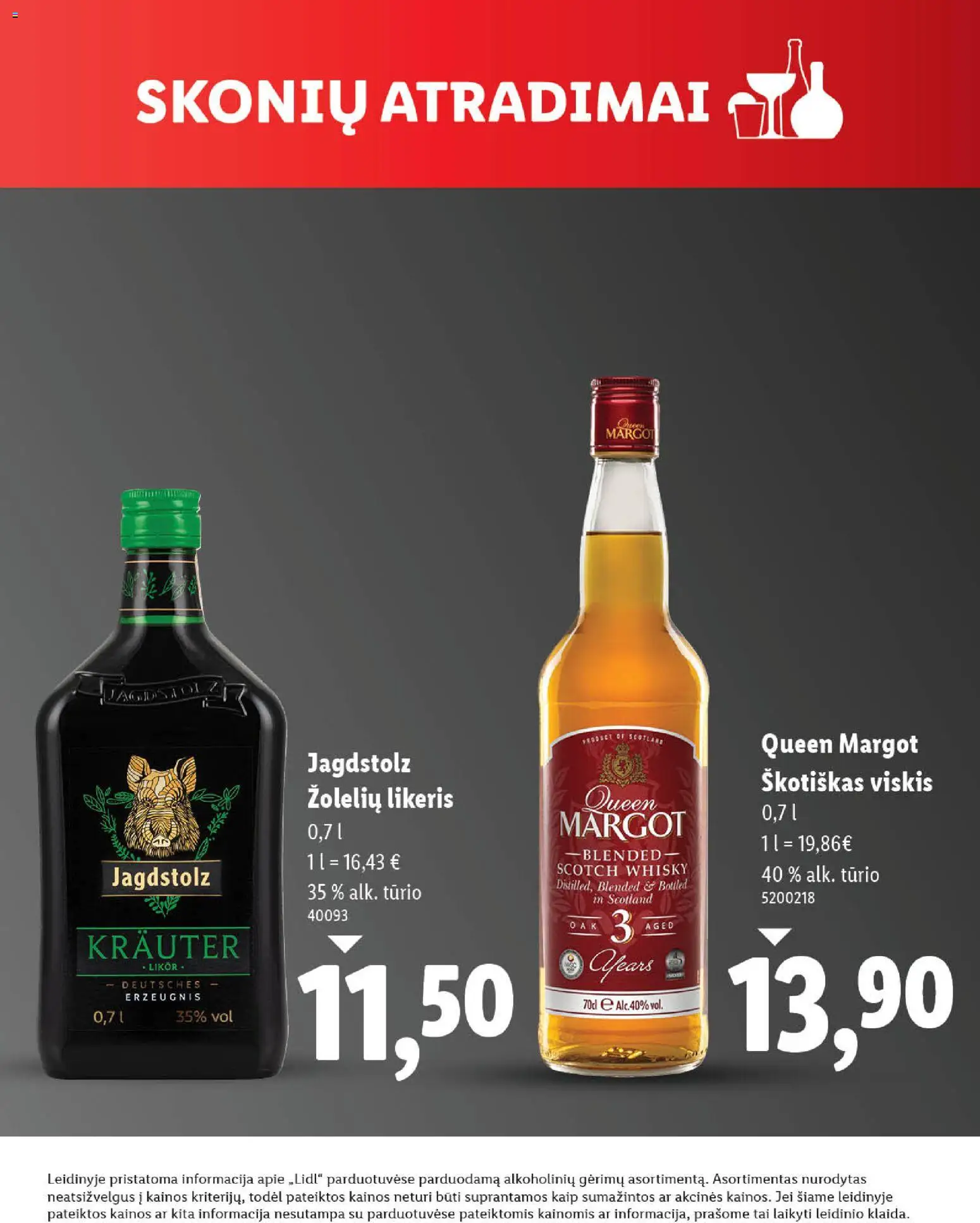 LIDL akcijos nuo 19.11.2025 | Puslapis: 3 | Prekių: Viskis