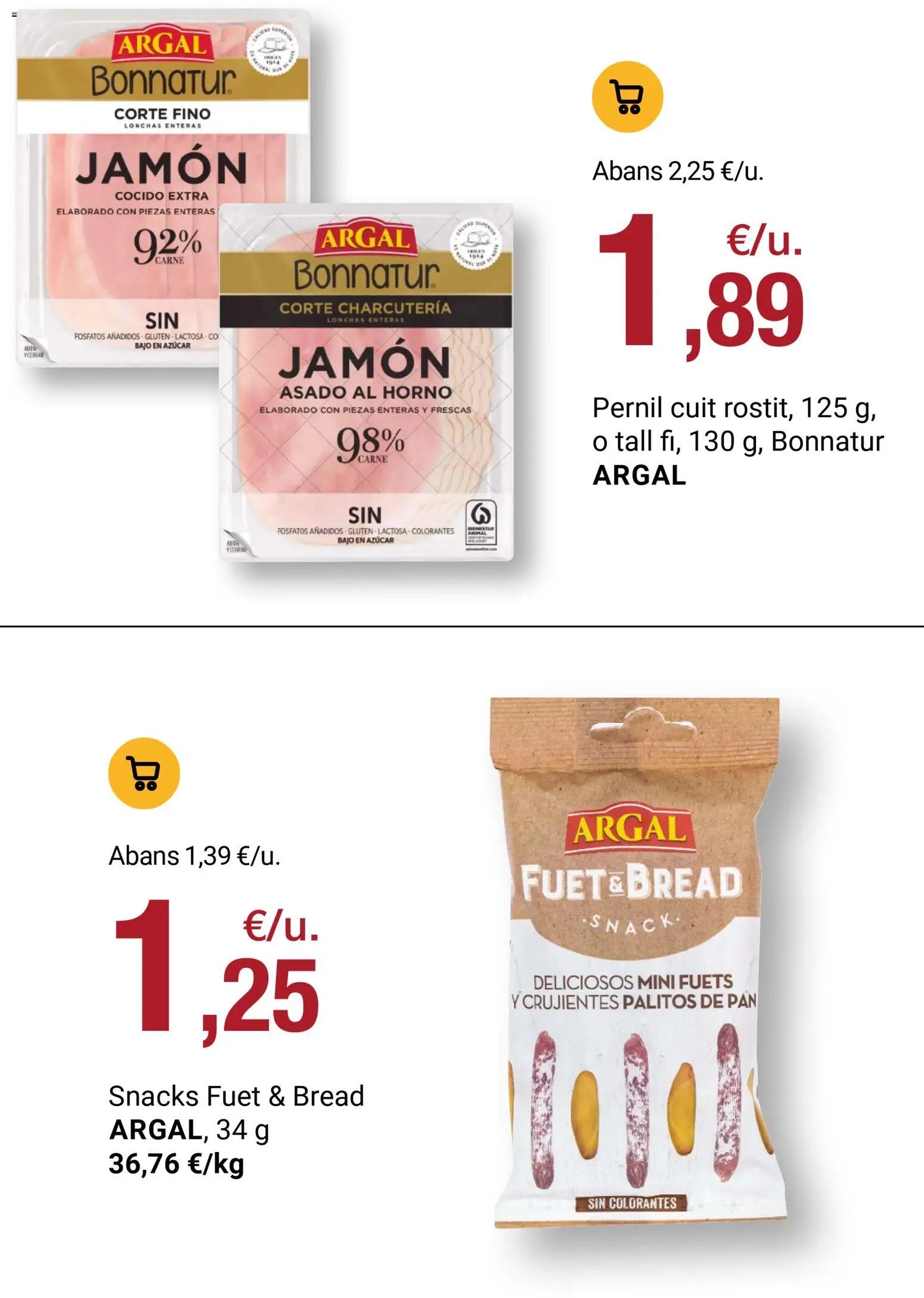 Bonpreu folleto │ válido desde el 17.03.2026 | Página: 76 | Productos: Pan, Jamón, Horno