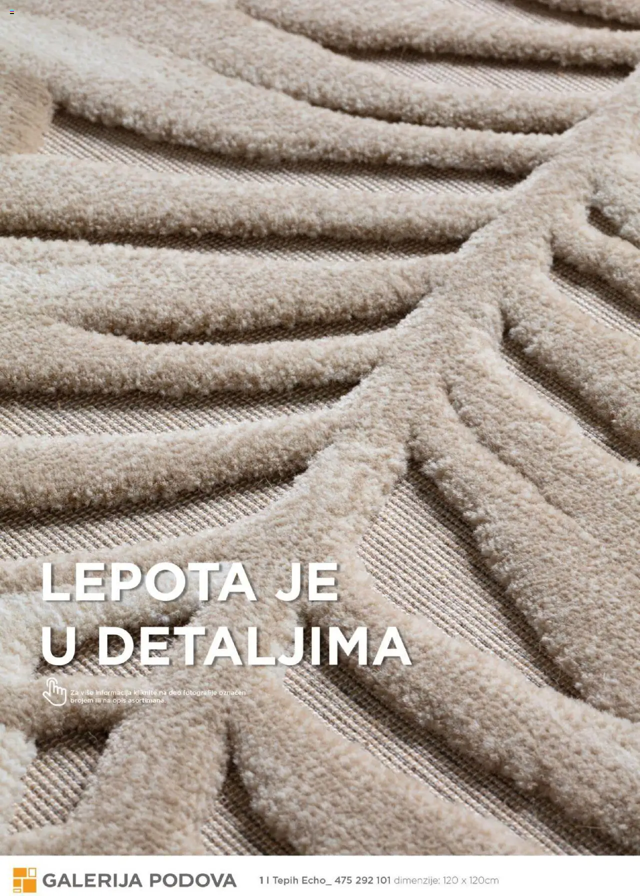 Galerija Podova katalog - važi od 31.01.2025 | Strana: 27 | Proizvode: Tepih