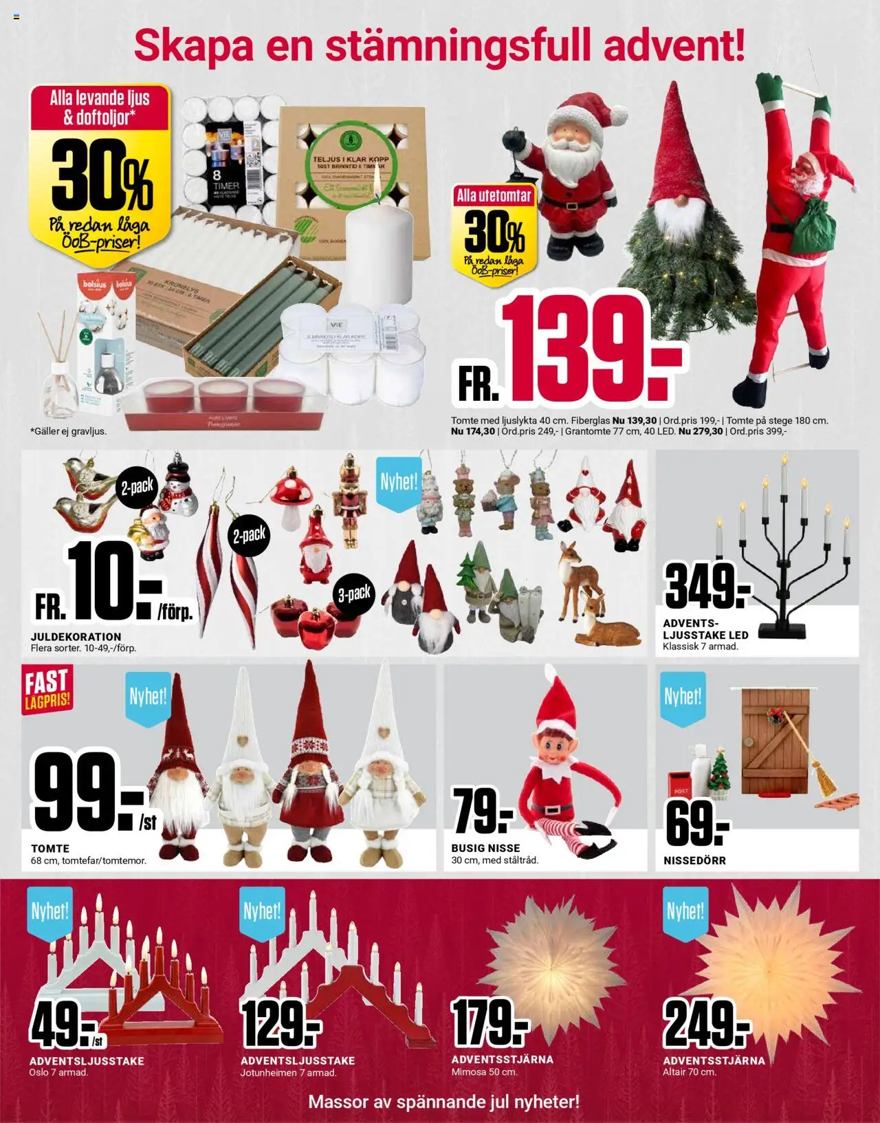 ÖoB reklamblad aktuell från 20.10.2025 | Sida: 6 | Produkter: Ljus