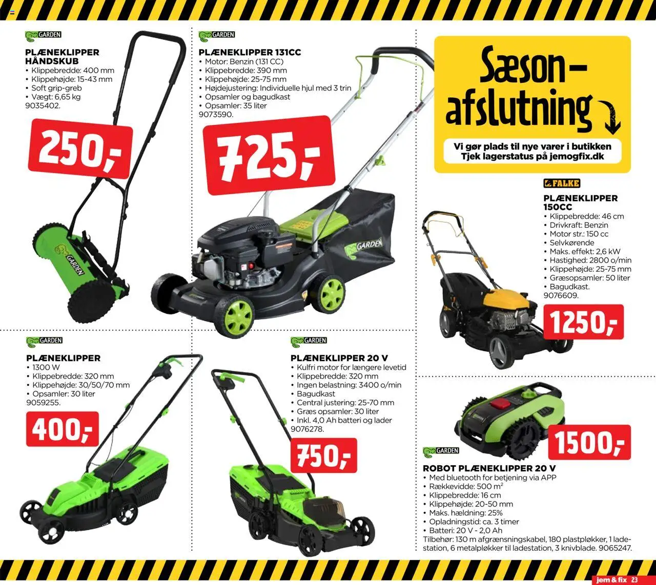 Jem & fix tilbudsavis – gyldig fra 14.09.2025 | Side: 23 | Produkter: Robot, Batteri
