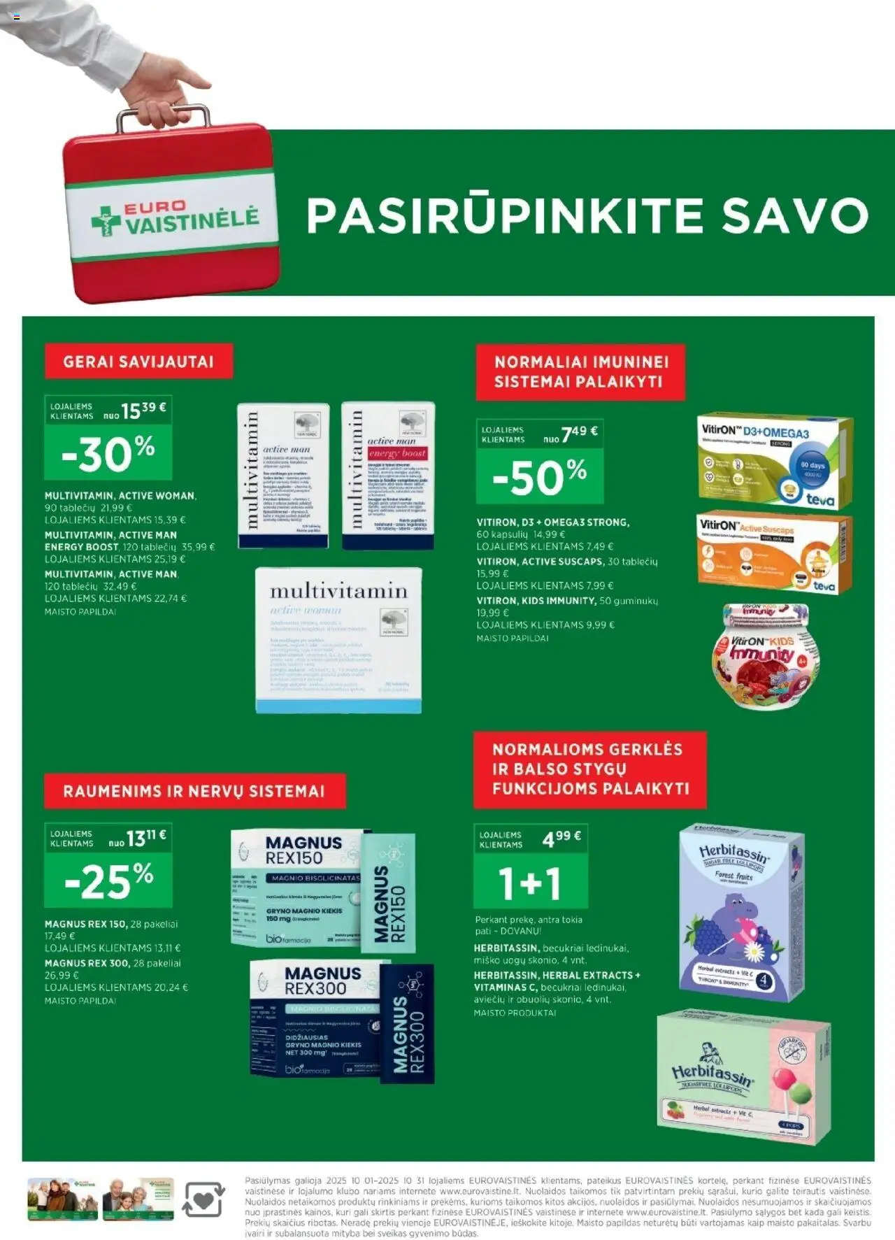 EUROVAISTINĖ akcijos nuo 01.10.2025 | Puslapis: 10