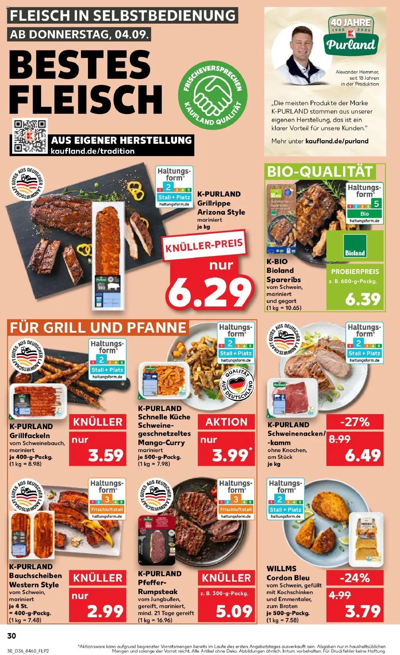 Kaufland prospekt Dieburg	 – gültig ab 07.09.2025 | Seite: 30 | Produkte: Grill, Küche, Mango, Steak