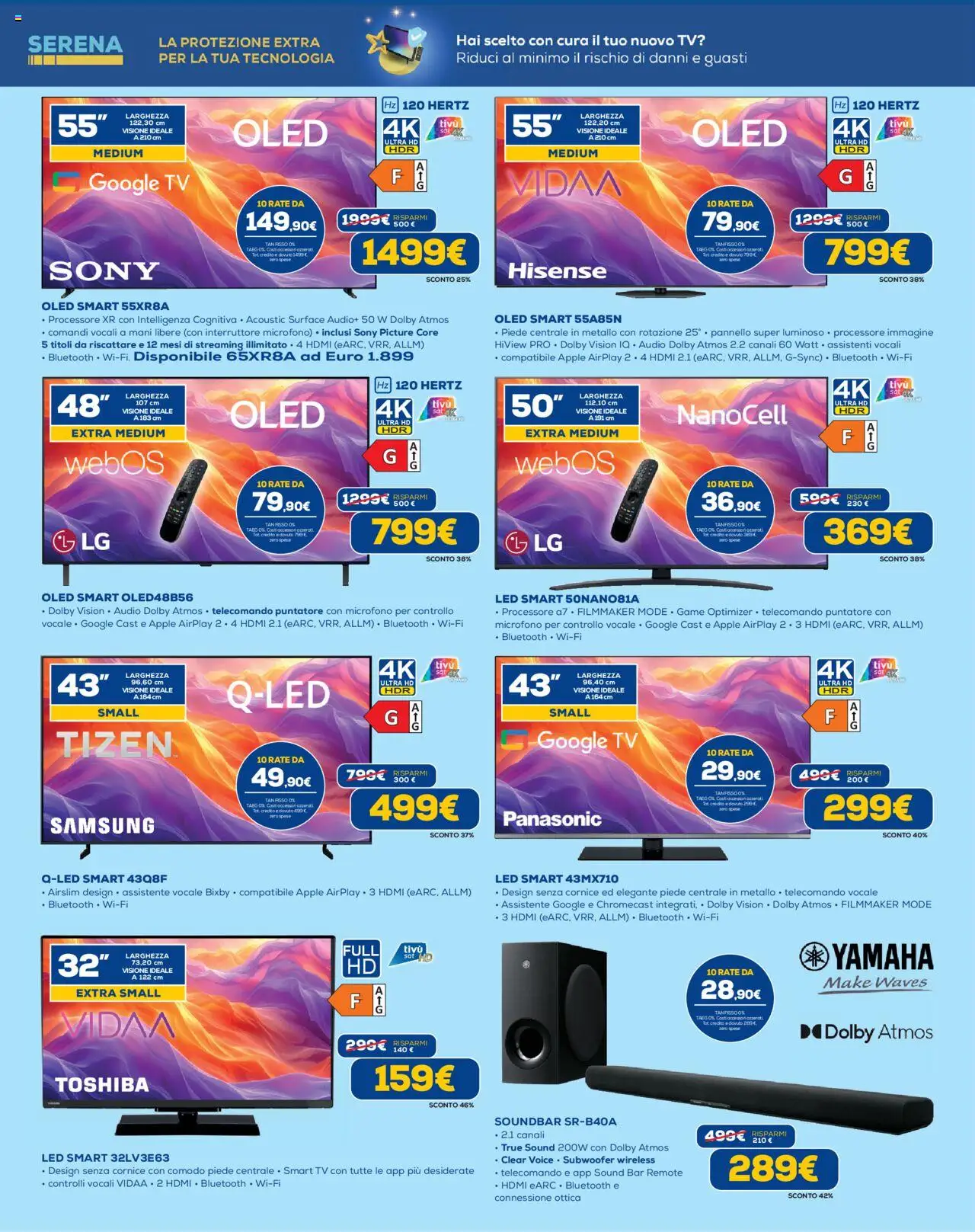 Volantino Euronics del 09.10.2025 | Pagina: 7 | Prodotti: Telecomando, TV, Microfono, Samsung