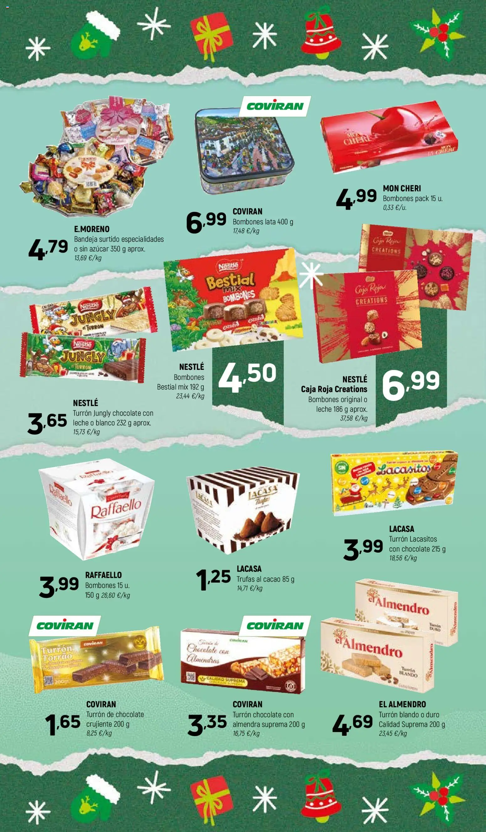 Coviran - Ceuta │ válido desde el 18.11.2025 | Página: 10 | Productos: Άμμος, Chocolate con leche, Bandeja, Caja