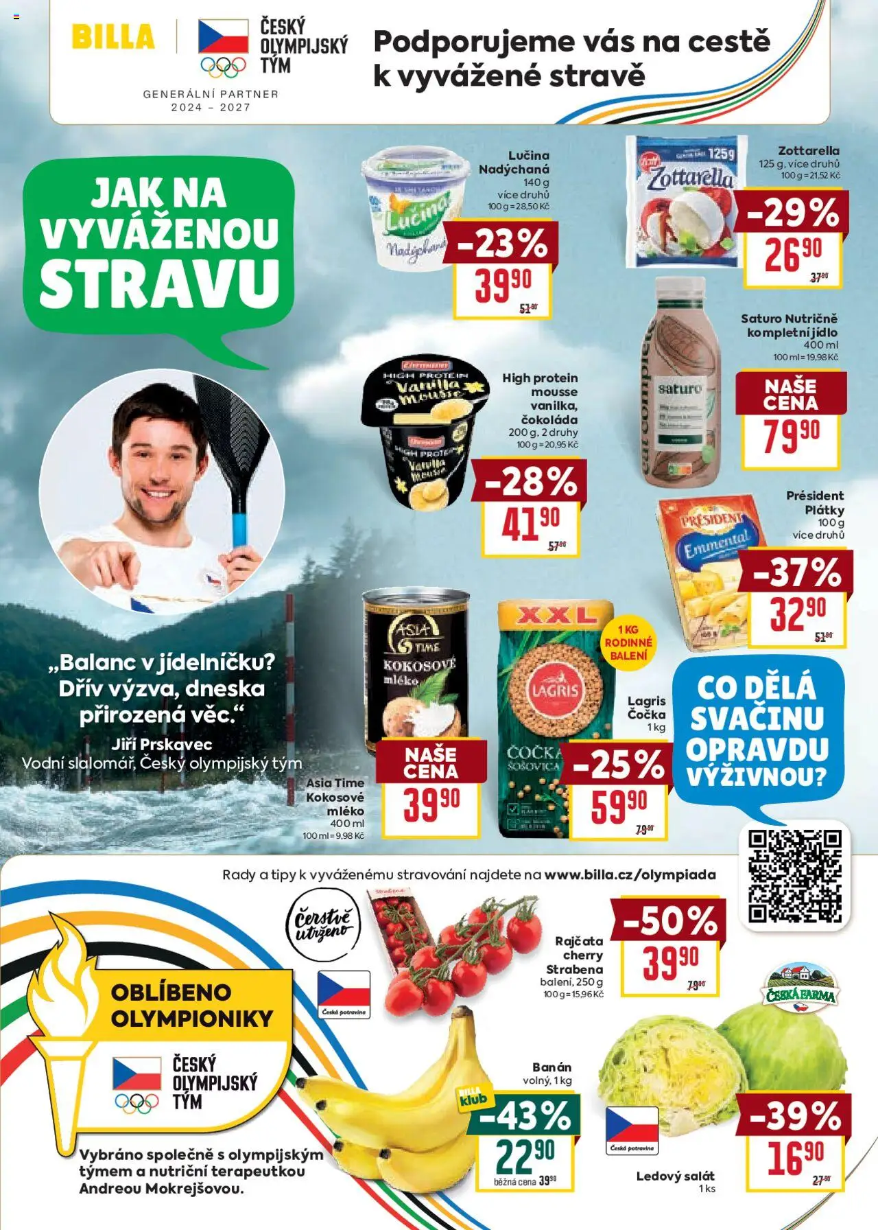Billa Velký leták od 10.09.2025 | Strana: 15 | Produkty: Kokosové mléko, Čokoláda, Salát, Banán