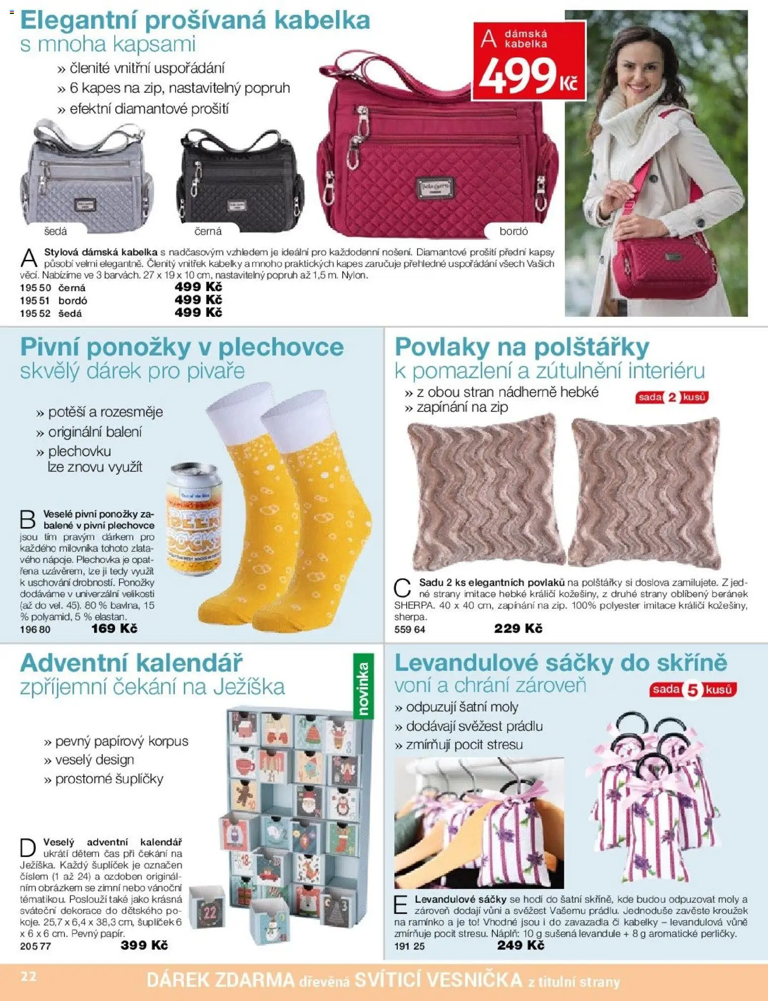 Decodoma leták od 18.11.2025 | Strana: 9 | Produkty: Polštářky, Ponožky, Skříně, Dekorace