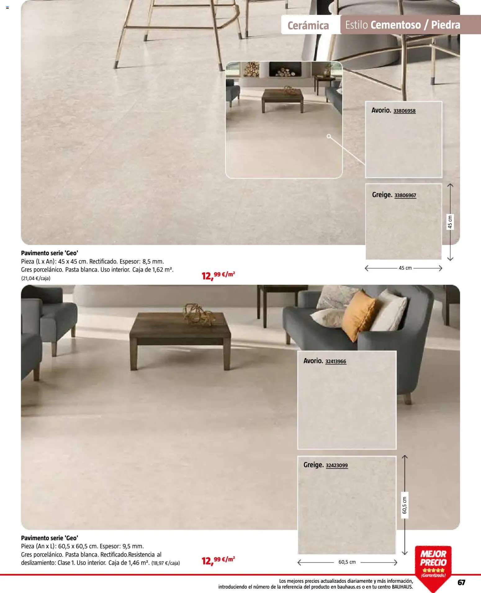 Bauhaus - Suelos y revestimientos │ válido desde el 24.02.2026 | Página: 67 | Productos: Pasta, Caja