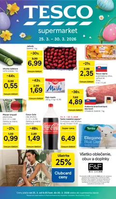 Tesco leták platný od 25.03.2026