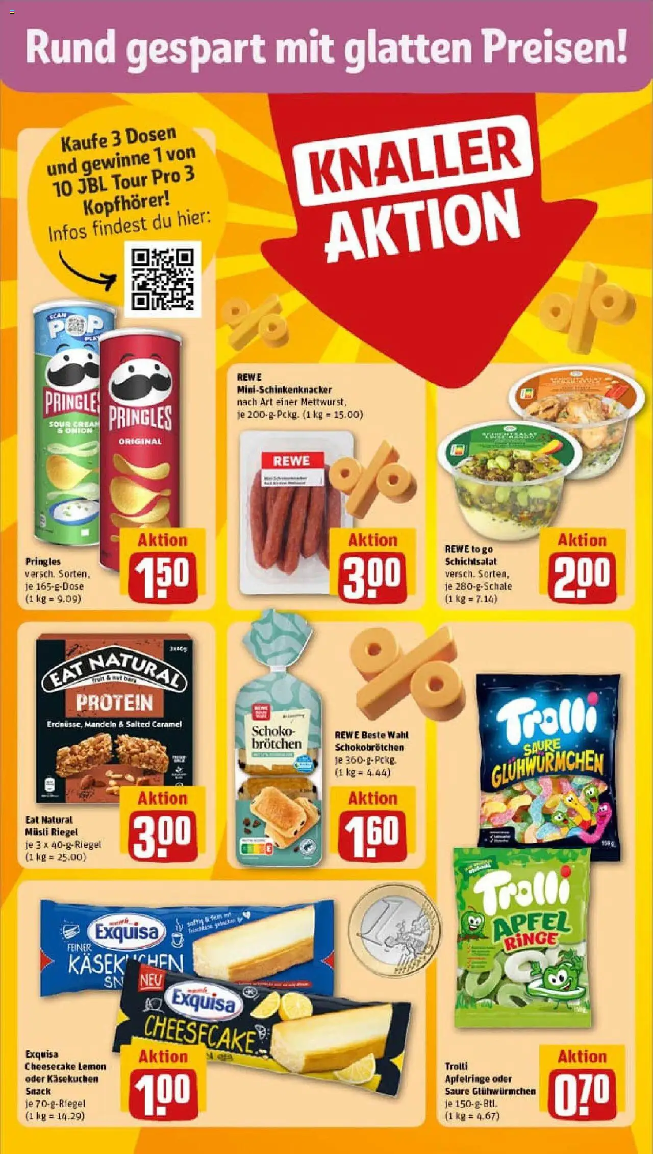 Rewe prospekt Essen	 - gültig ab dem 07.07.2025 | Seite: 16 | Produkte: Äpfel, Mandeln, Exquisa, Kopfhörer