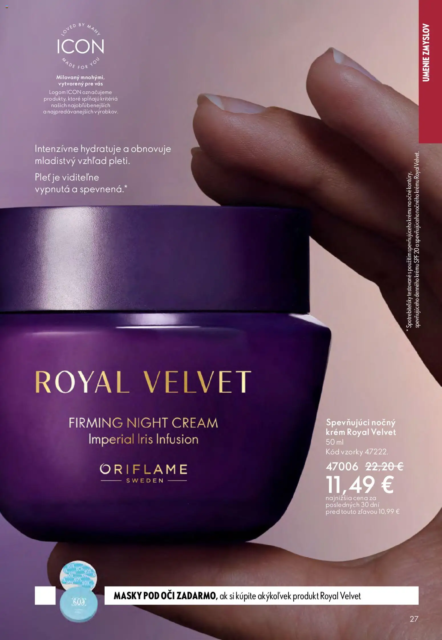 Nové Oriflame akcie – leták je platný od 15.04.2026 | Strana: 27 | Produkty: Krém