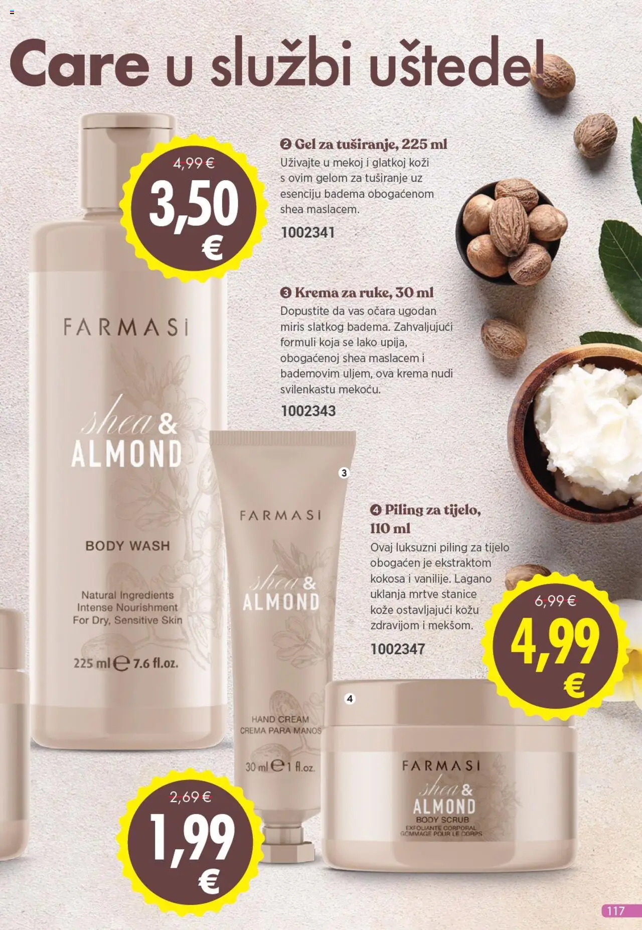 Farmasi katalog | vrijedi od 01.07.2025 | Stranica: 117 | Proizvodi: Miris, Piling, Krema