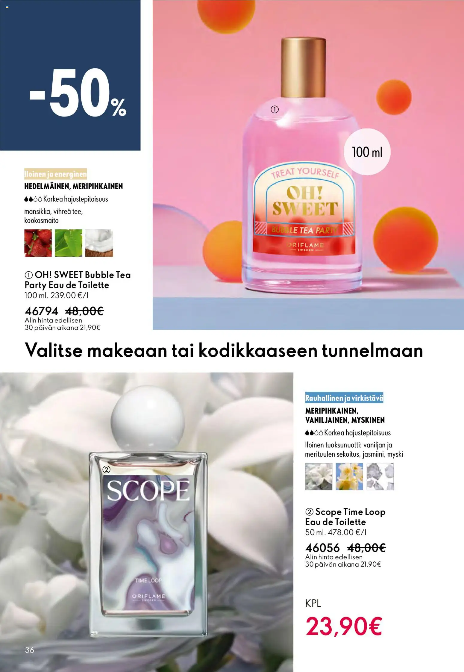 Oriflame - Esite 17 – voimassa 10.12.2025 alkaen | Sivu: 36 | Tuotteet: Eau de toilette