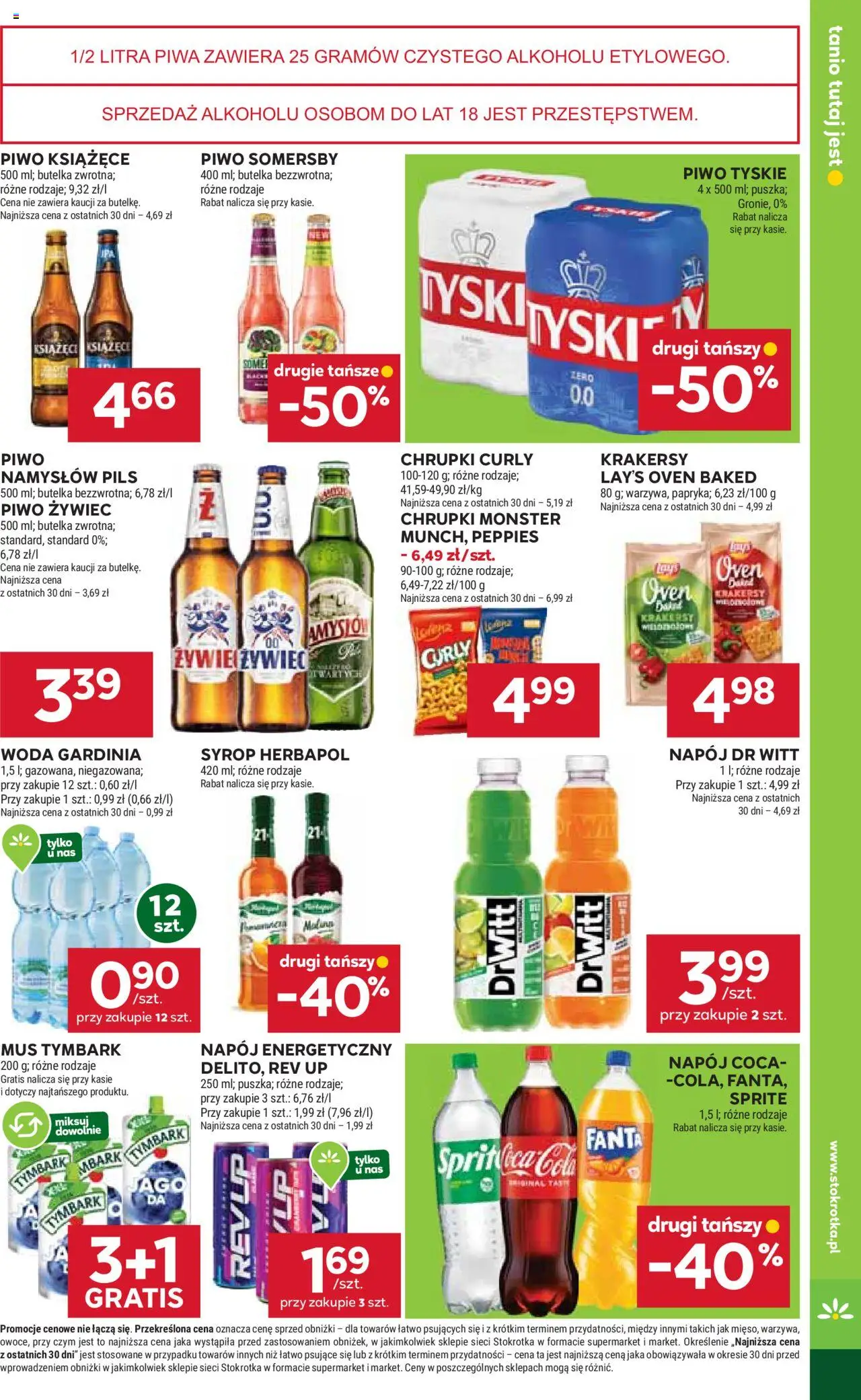 Stokrotka Gazetka - Market od 16.10.2025 | Strona: 21 | Produkty: Stokrotka, Chrupki, Piwo Somersby, Somersby