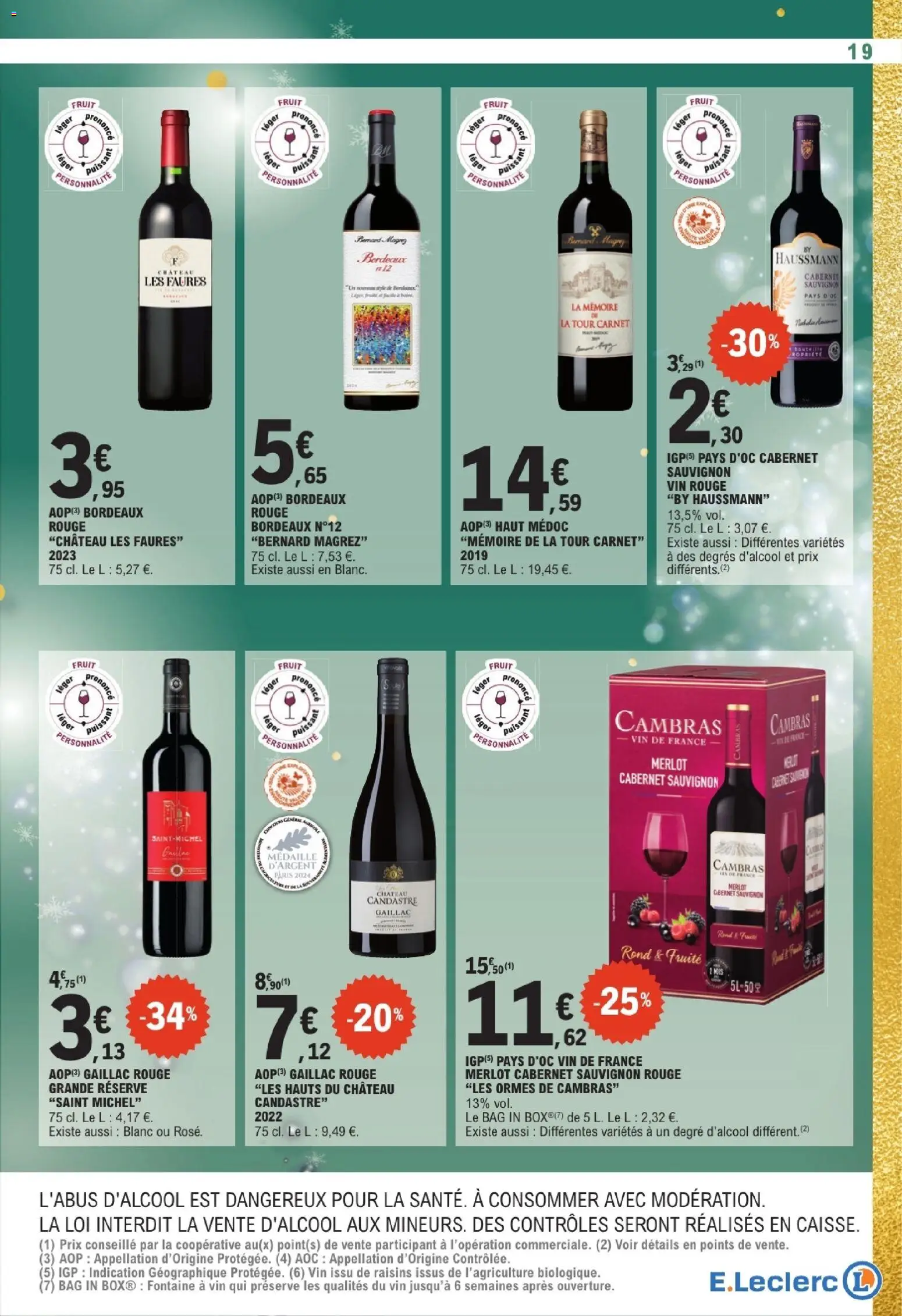 {H1} | Page: 19 | Produits: Vin