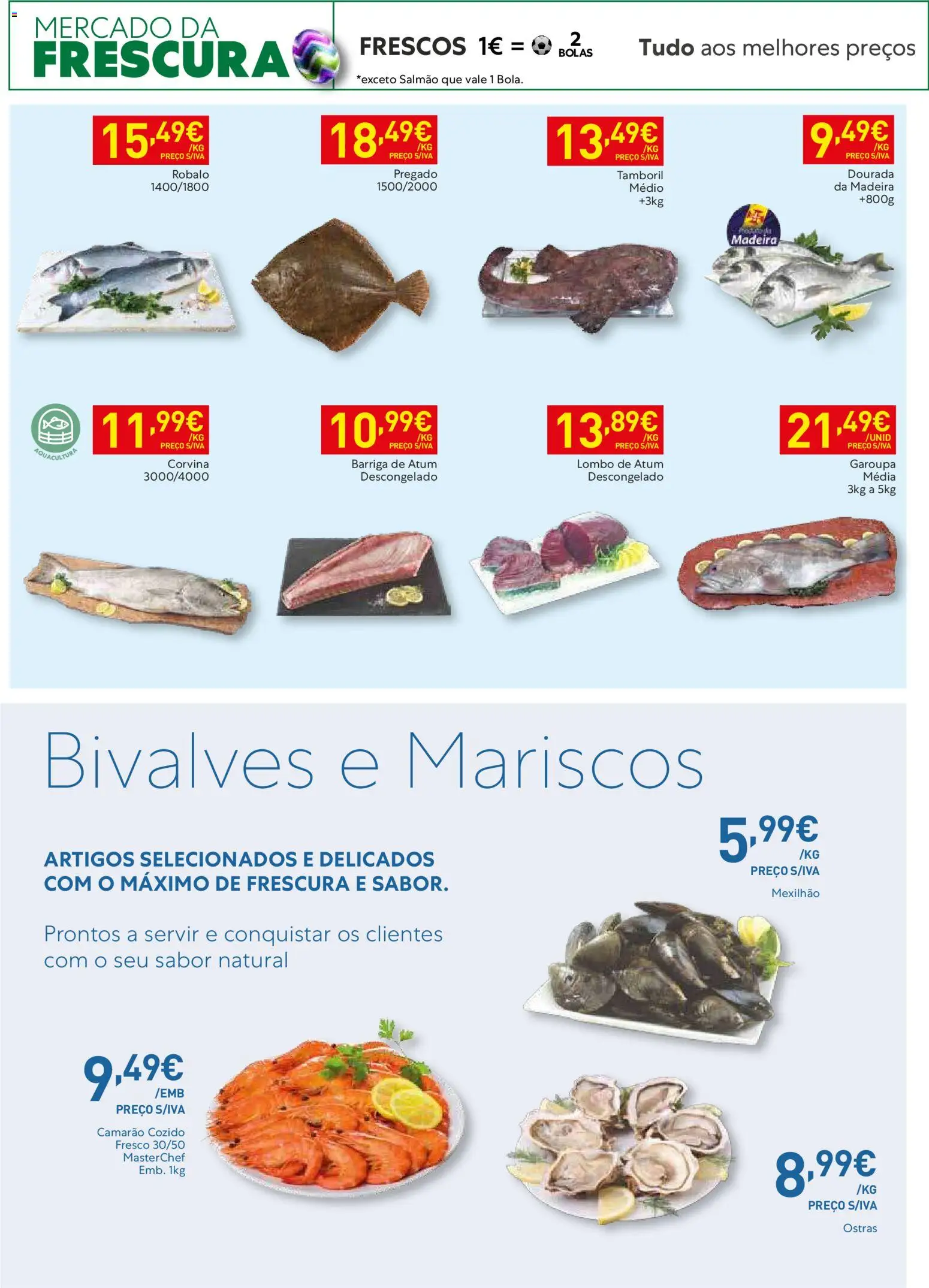 Recheio -  Madeira │ válido de 17.03.2026 | Página: 2 | Produtos: Camarão, Salmão, Lombo, Tamboril