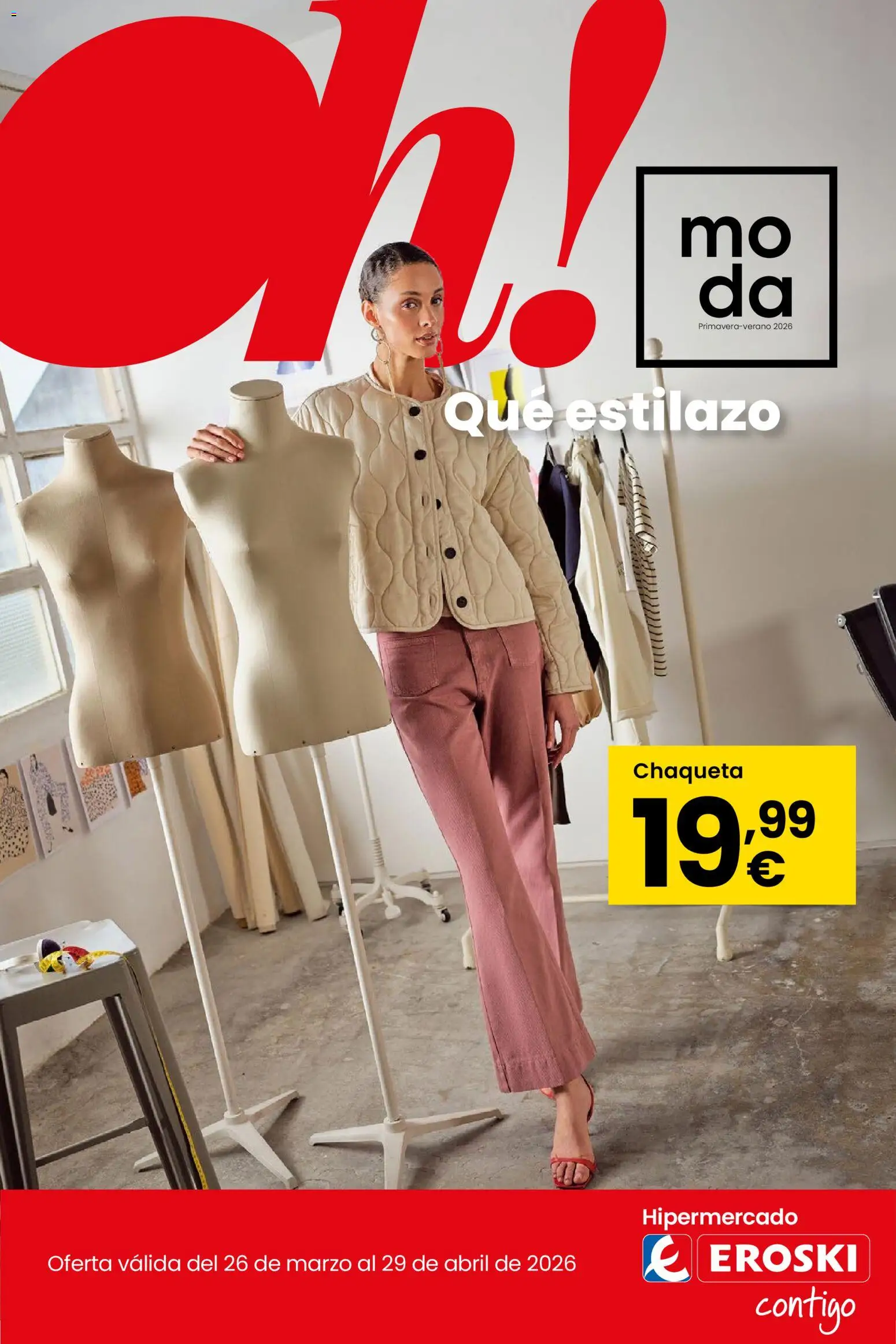 Eroski - Moda Primavera - Verano 2026 │ válido desde el 26.03.2026 | Página: 1 | Productos: Chaqueta