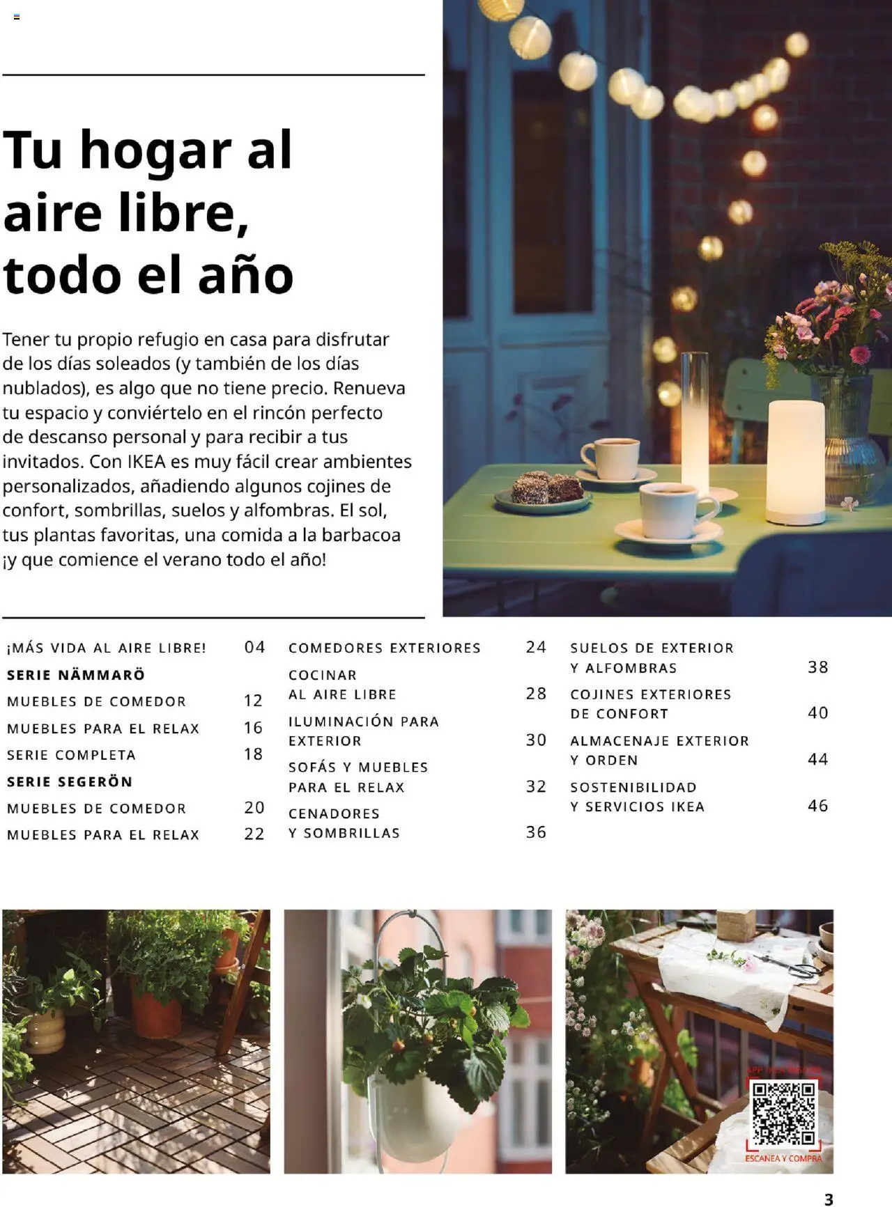 Catálogo IKEA Muebles de exterior │ válido desde el 04.02.2025 | Página: 3 | Productos: Muebles, Barbacoa, Almacenaje