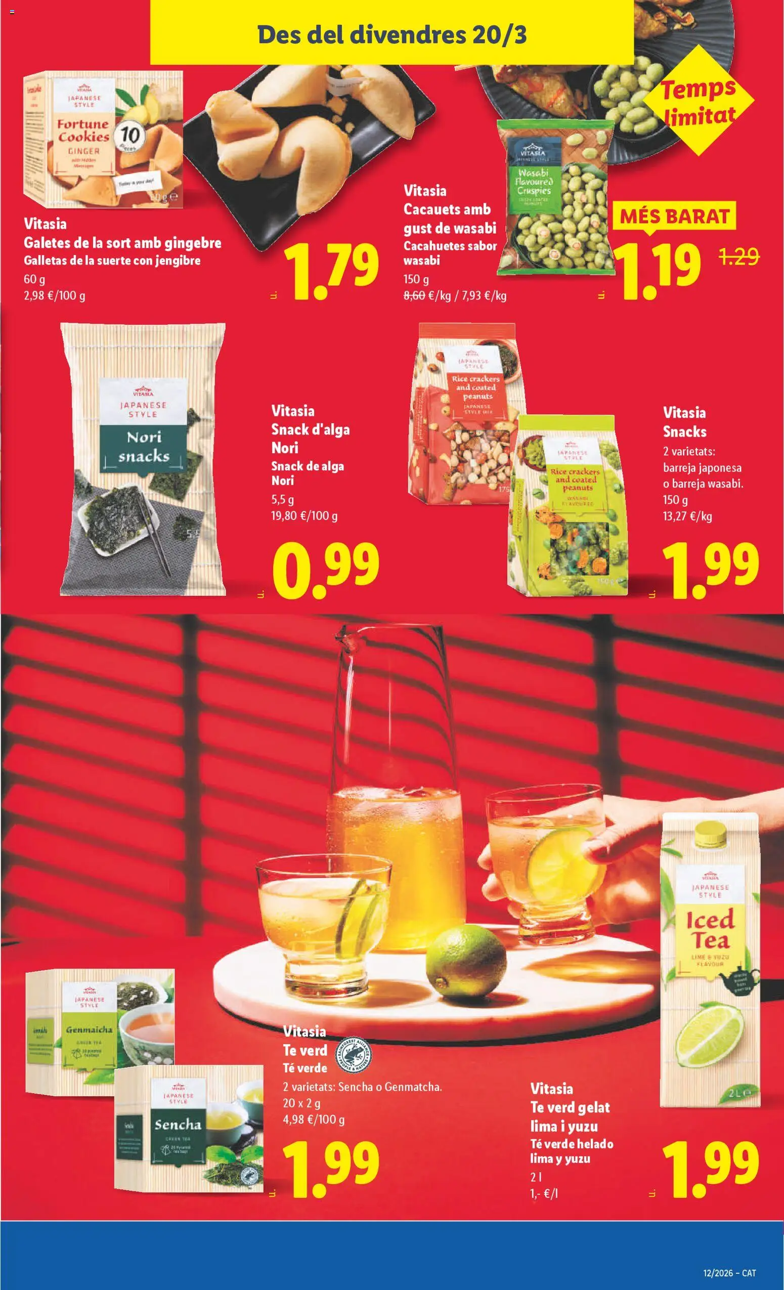 Lidl folleto │ válido desde el 16.03.2026 | Página: 33 | Productos: Lima, Té, Galletas, Helado