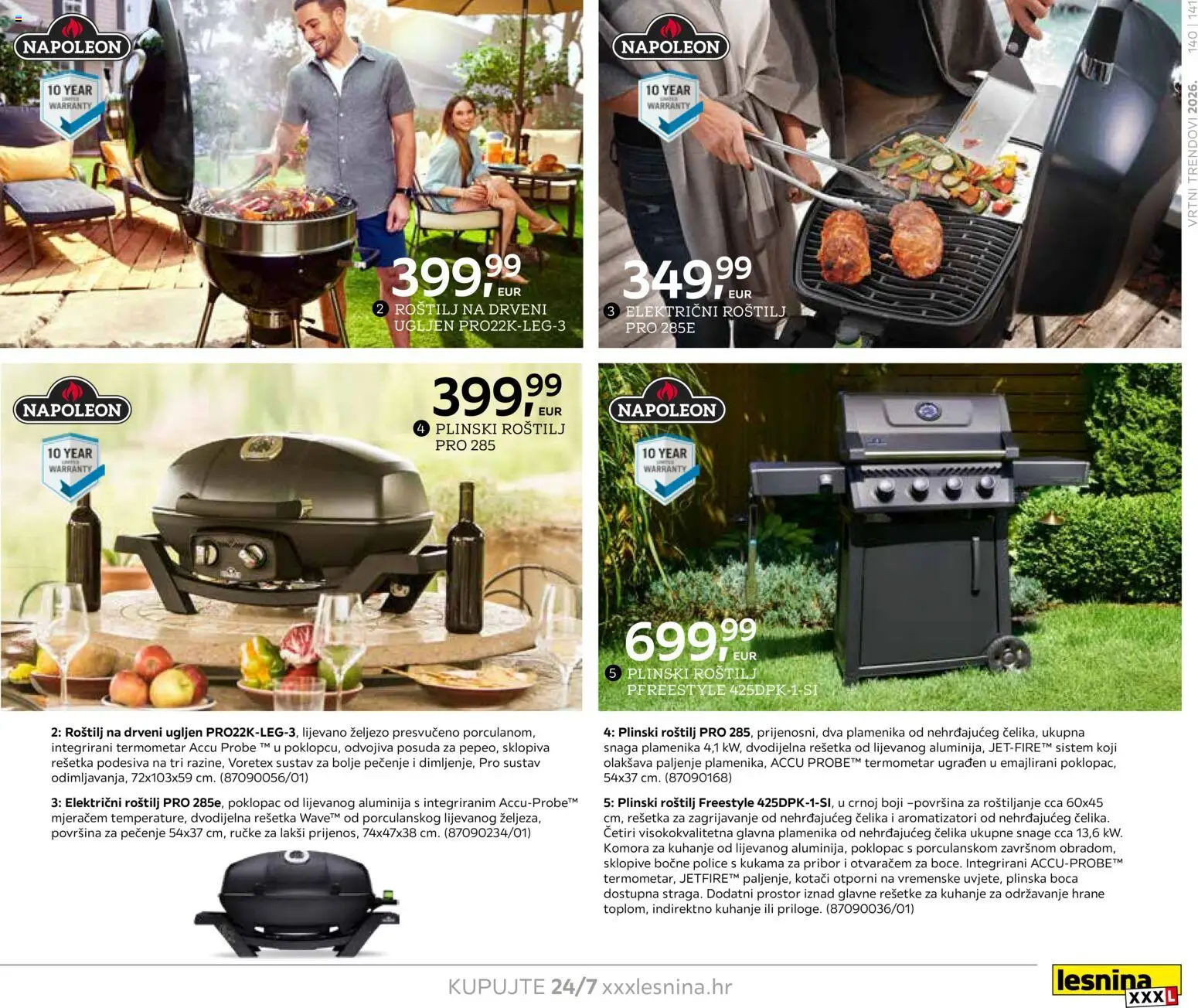 Lesnina katalog | vrijedi od 06.02.2026 | Stranica: 141 | Proizvodi: Roštilj, Termometar
