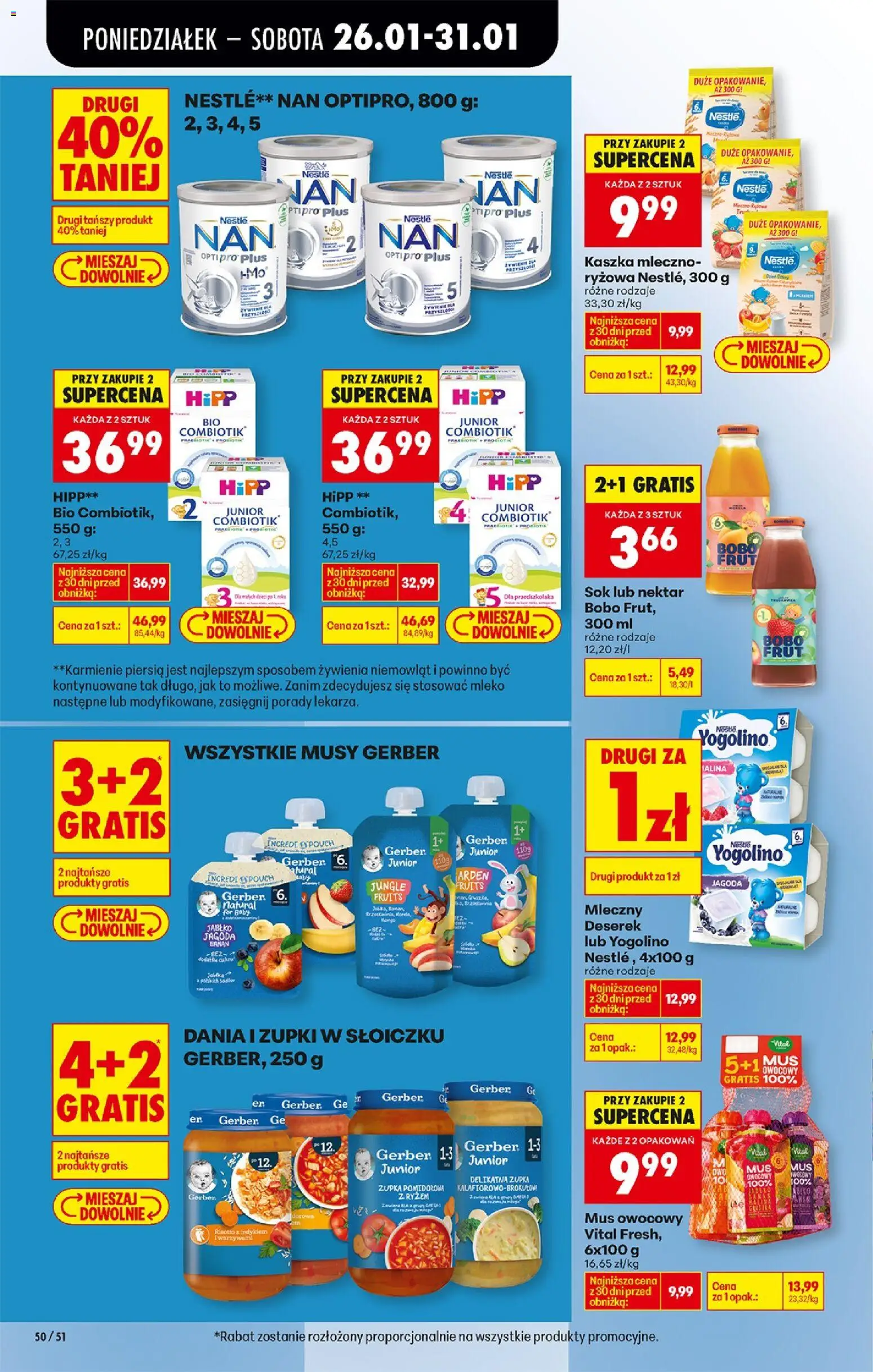 Biedronka gazetka od 26.01.2026 | Strona: 58 | Produkty: Bobo frut, Mleko, Sok, Jabłka