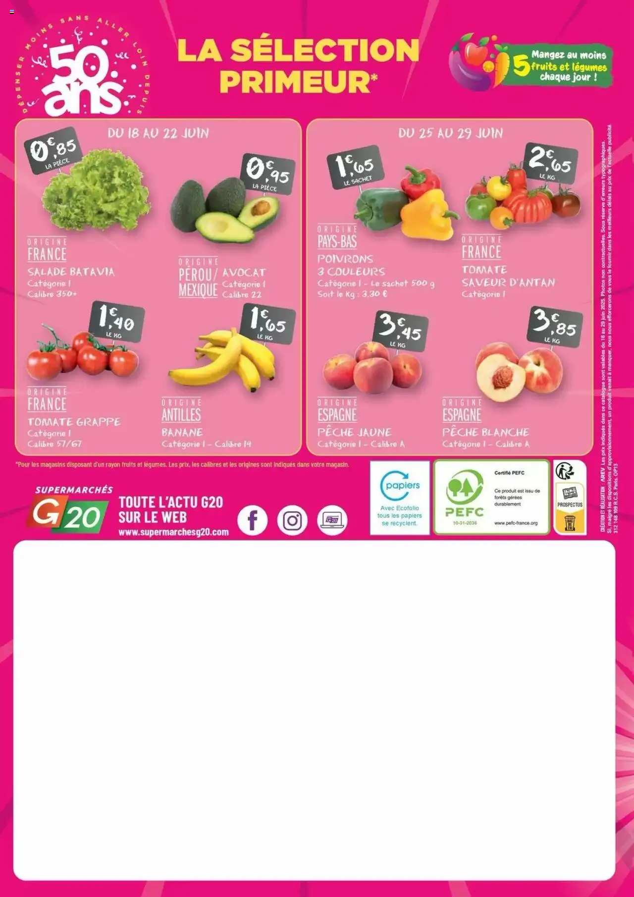  | Page: 24 | Produits: Salade, Tomate grappe, Avocat, Banane