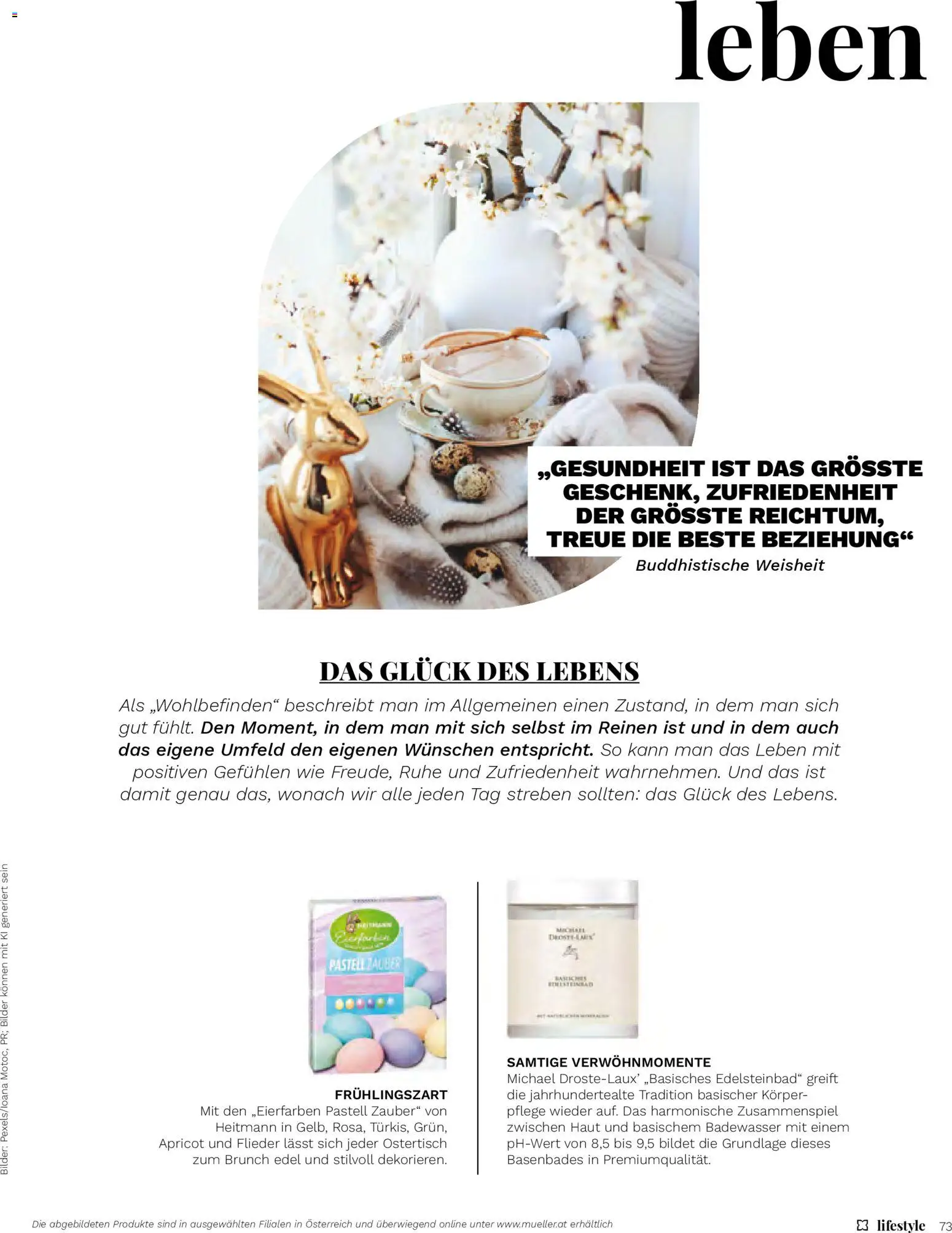 Müller Magazine Lifestyle 2/26 gültig ab 01.03.2026 | Seite: 73