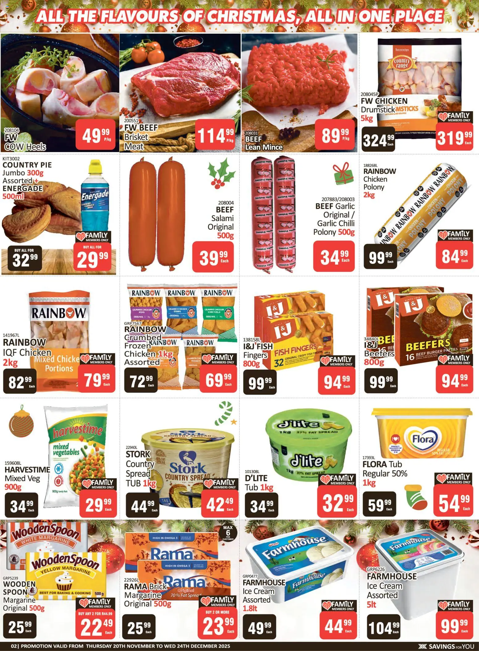 New KIT KAT Cash & Carry catalogue – valid from 20.10.2025 | Page: 2 | Products: Margarine, Fish, Ice cream, Chilli