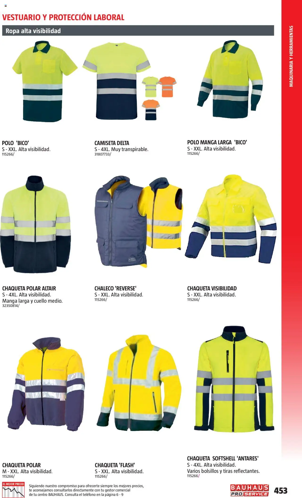 Bauhaus - ProService  │ válido desde el 24.02.2025 | Página: 453 | Productos: Chaqueta, Té, Teléfono, Ropa