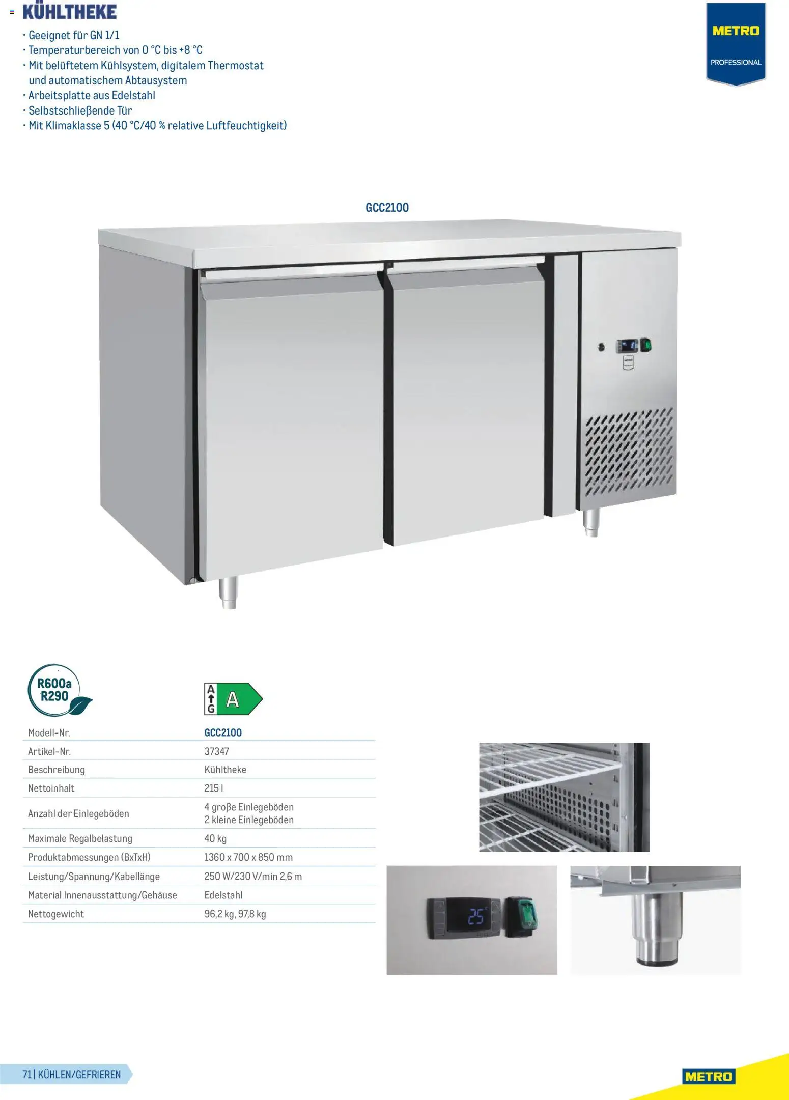 Metro Gastrogeräte gültig ab 23.02.2026 | Seite: 71