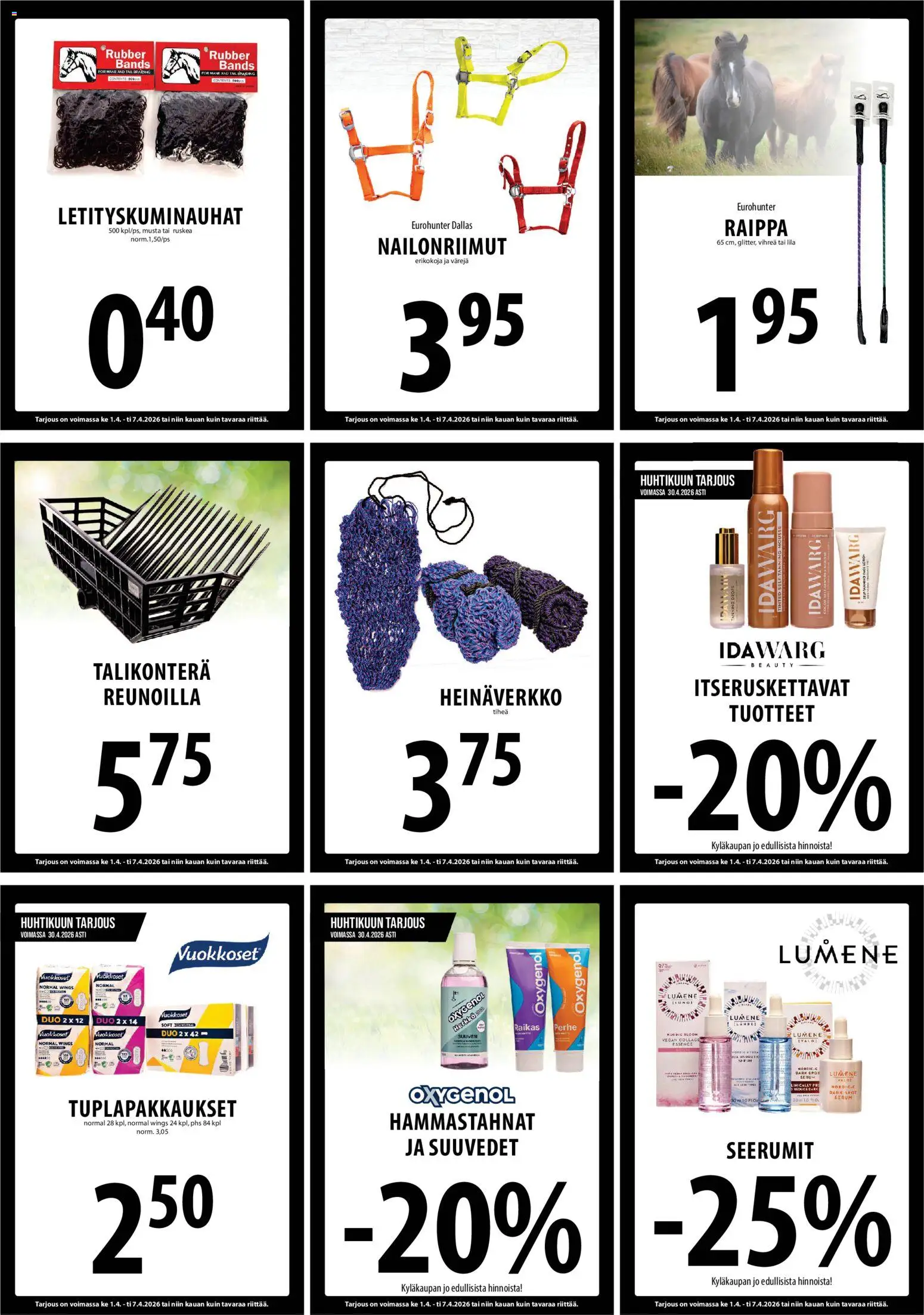 Tuuri tarjoukset – voimassa 01.04.2026 alkaen | Sivu: 20