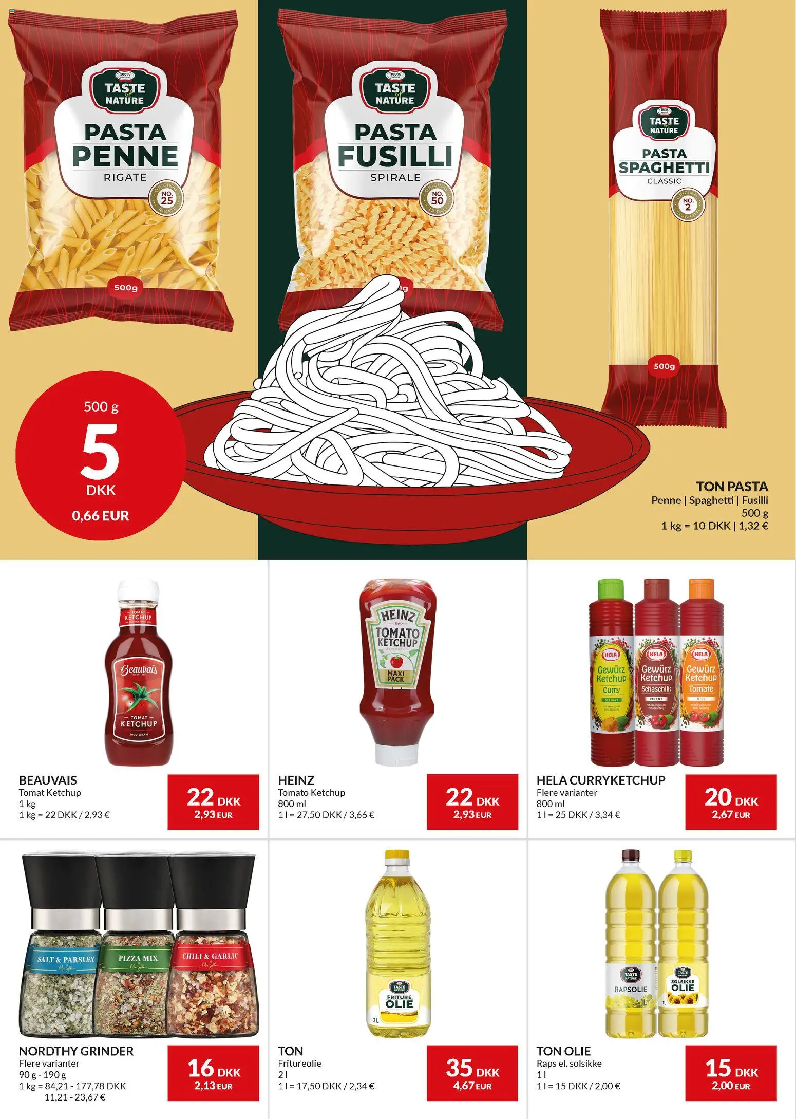 Nielsen Discount tilbudsavis – gyldig fra 27.11.2025 | Side: 1 | Produkter: Olie, Rapsolie, Pasta, Ketchup