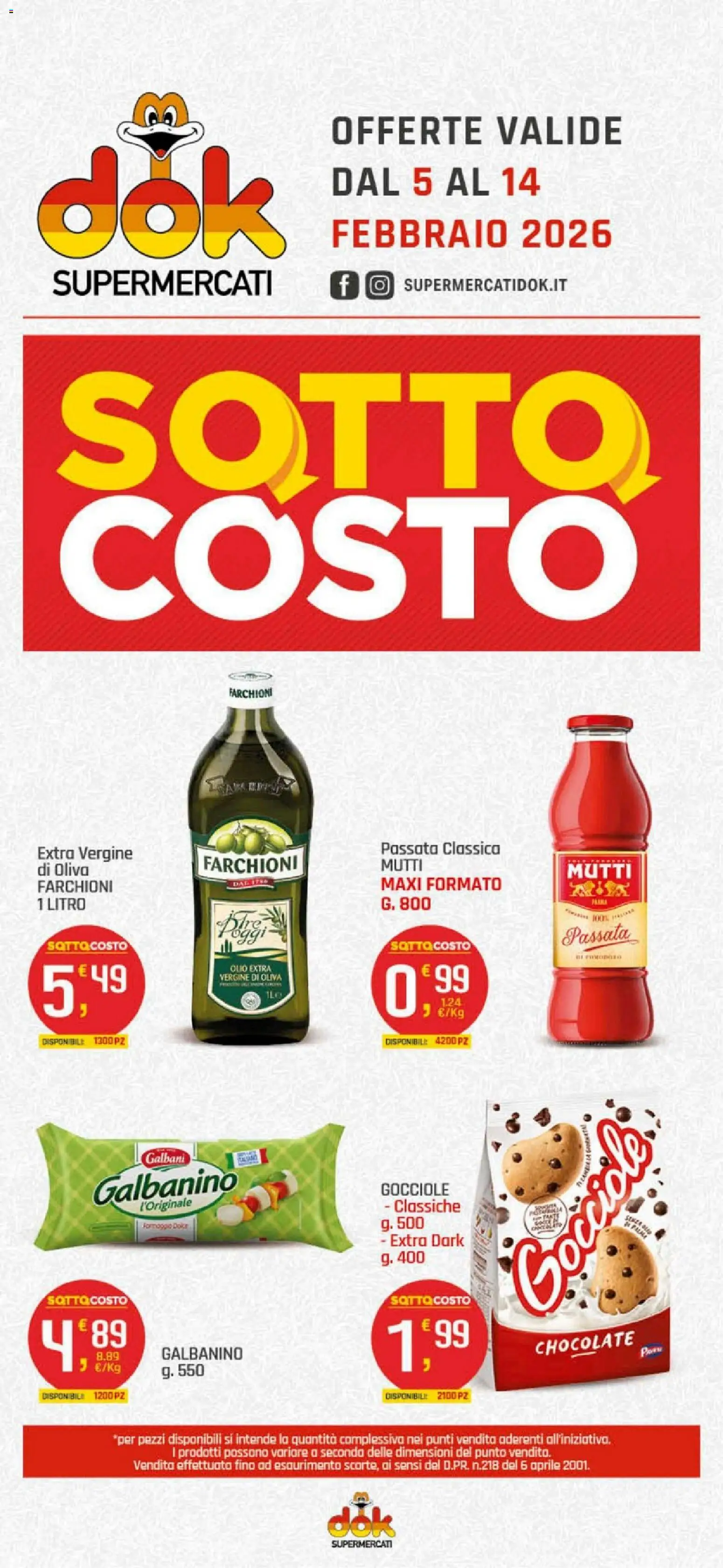 Volantino DOK del 05.02.2026 | Pagina: 1