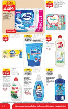 Auchan Akciós újság - amely érvényes a következő dátumtól: 24.10.2025 | Oldal: 34