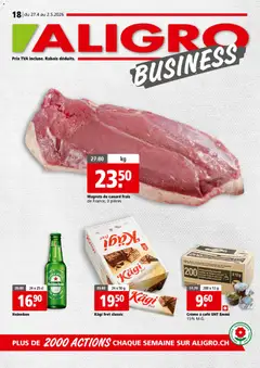 Aligro aktionen Business Chavannes, Matran, Genève, Sion ab 27.04.2026 gültig