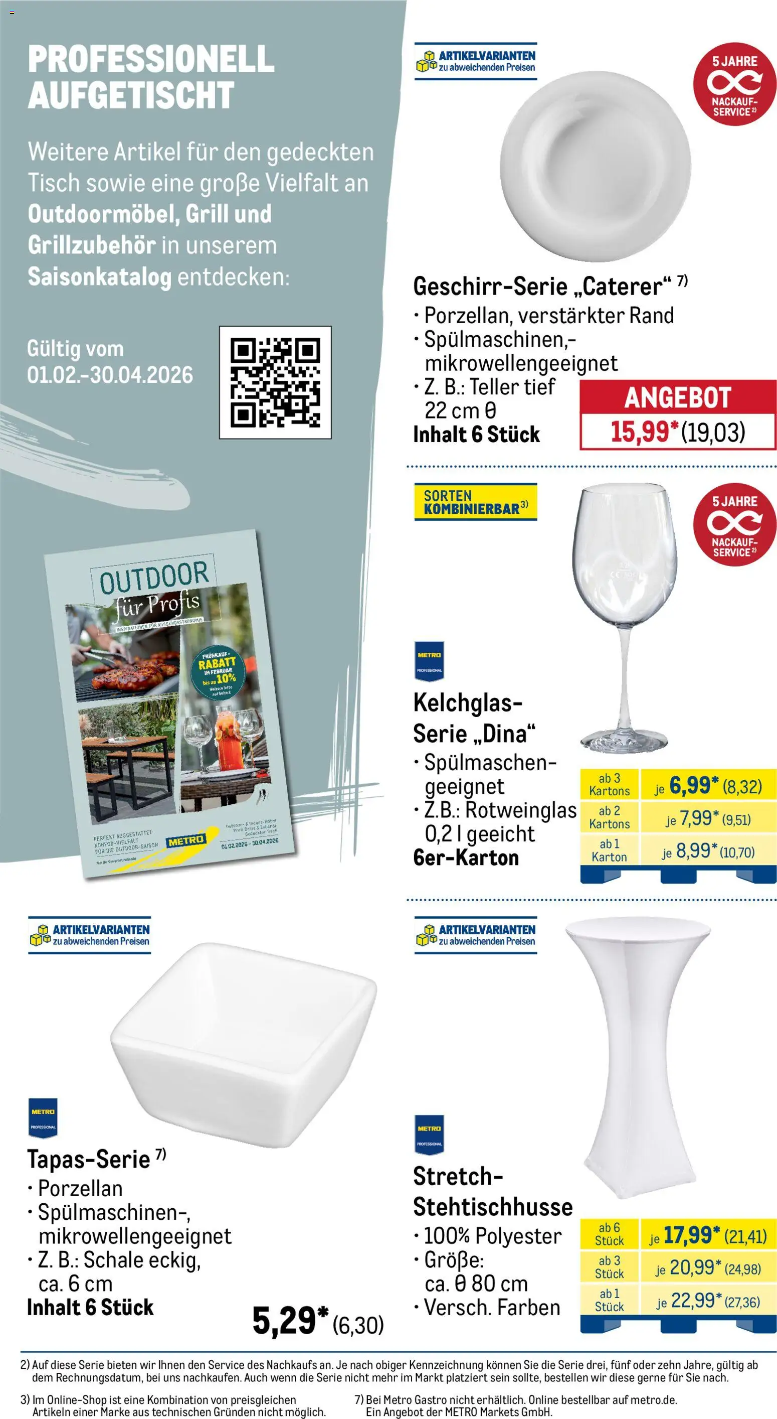 Metro Monats-Menü – gültig ab 01.03.2026 | Seite: 38 | Produkte: Grill, Tisch