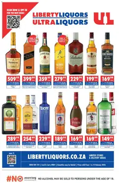 Ultra Liquors specials catalogue – valid from 01.02.2026