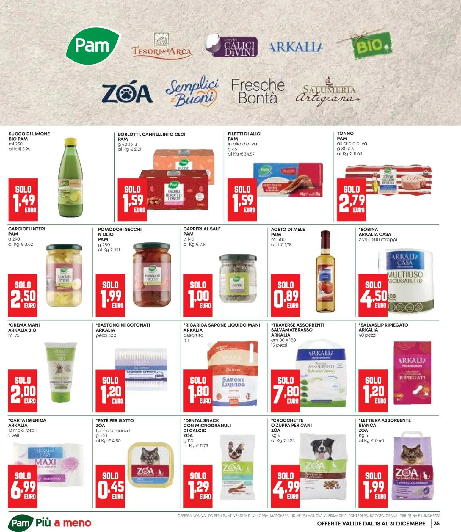 Volantino Panorama del 18.12.2025 | Pagina: 35 | Prodotti: Cannellini, Olio, Asciugatutto, Alici
