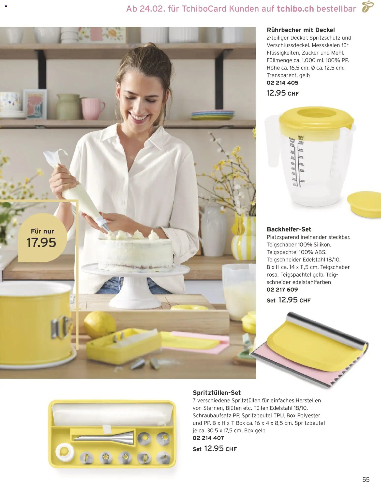 Tchibo Aktionen – gültig ab 24.02.2026 | Seite: 55 | Produkte: Box, Zucker