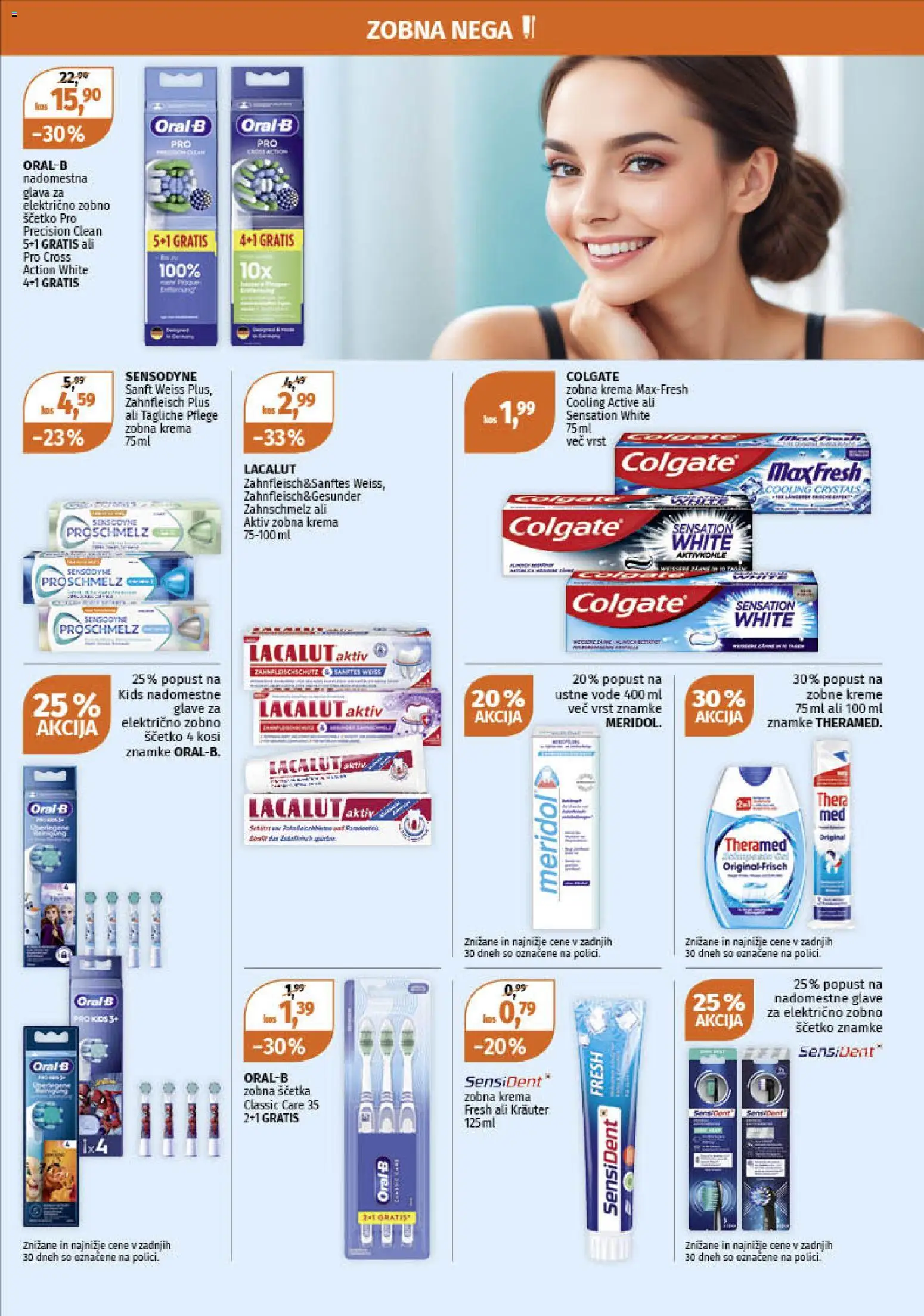 Novi Müller katalog ponudbe – veljaven od 27.10.2025 | Stran: 7 | Izdelki: Krema, Zobna scetka