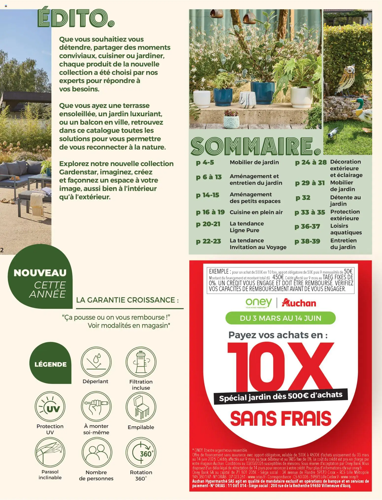 {H1} | Page: 2 | Produits: Mobilier de jardin, Parasol