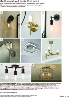 Preview of B&Q - Bathrooms valid from 16.12.2025 | Page: 271 | Products: Ceiling light, Lights