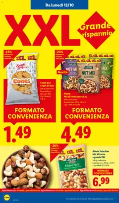Anteprima del volantino Snack Day Snack di mais, 200 g confezione valido a partire dal 13.10.2025 | Pagina: 12