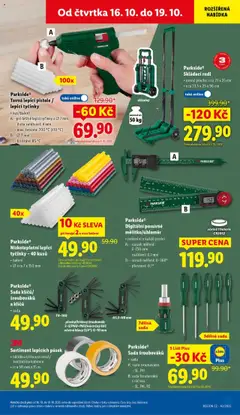 Náhled letáku Lidl leták od 16.10.2025 | Strana: 51 | Produkty: Parkside, Rudl, Koberce, Baterie