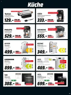 Media Markt Prospekt 	 - gültig ab dem 21.07.2025 | Seite: 11 | Produkte: Liebherr, Siemens, Tür, Kaffeevollautomat