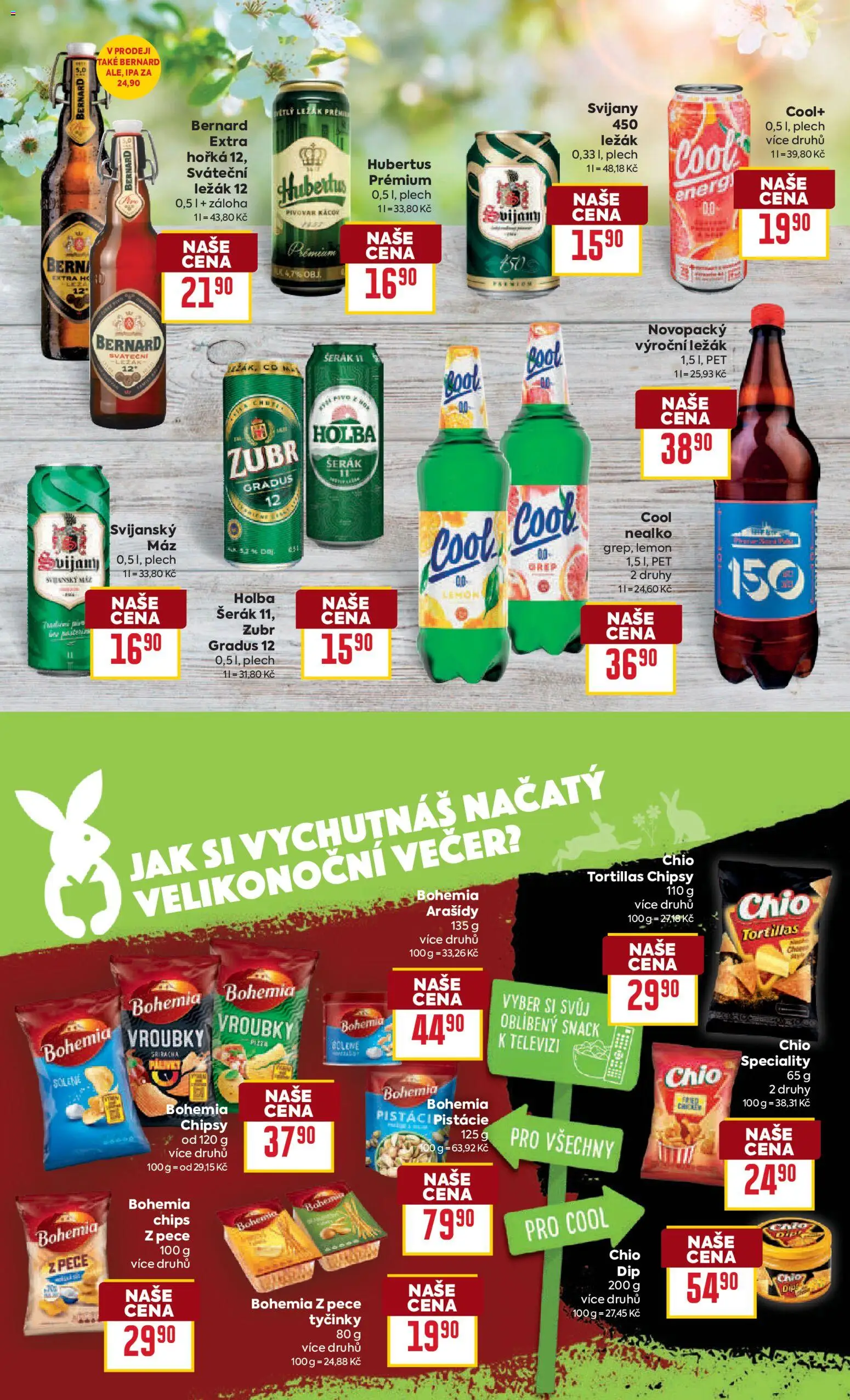 Billa leták - Velikonoce  od 18.03.2026 | Strana: 30 | Produkty: Arašídy, Plech, Šerák, Chipsy